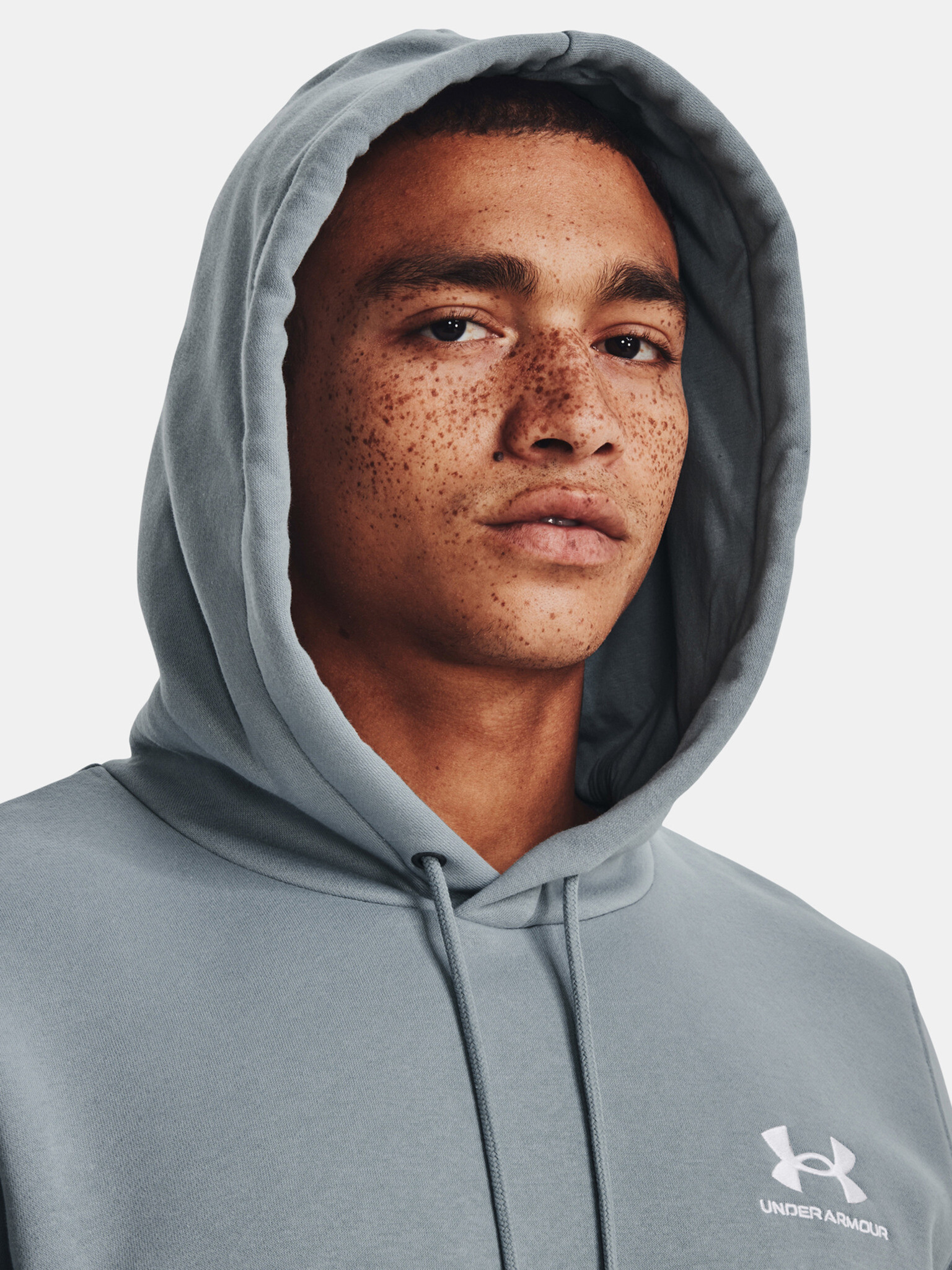 Under Armour UA Essential Fleece Hoodie Mikina Modrá - Pepit.cz