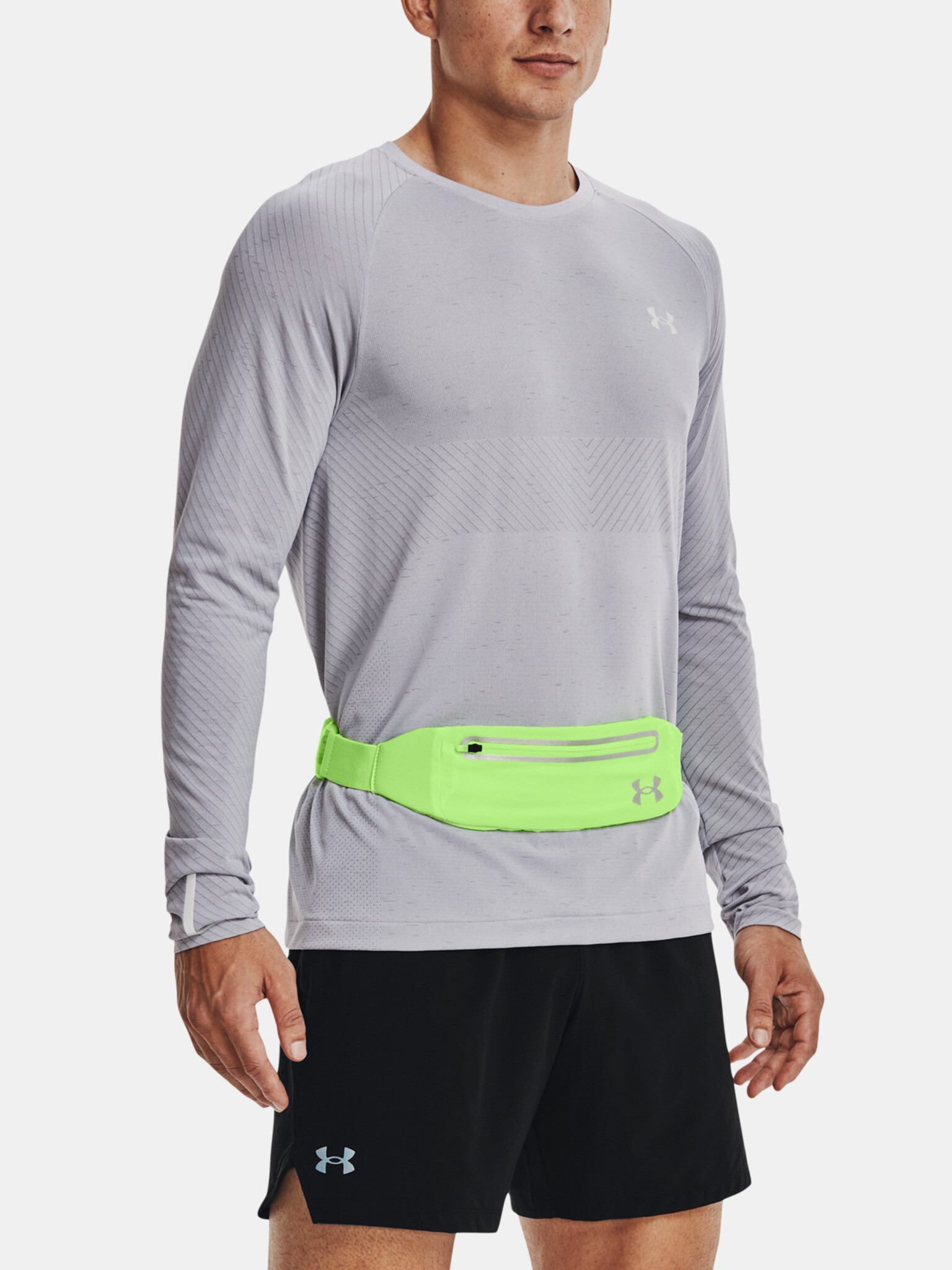 Under Armour UA Flex Speedpocket Run Belt Ledvinka Zelená - Pepit.cz