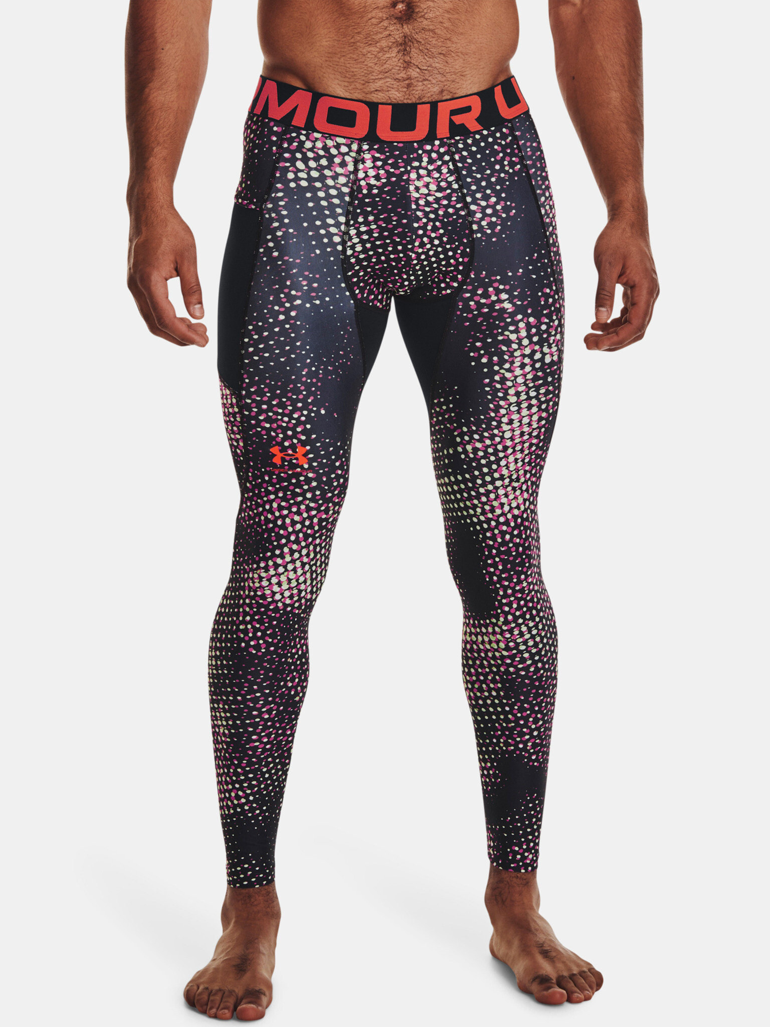 Under Armour UA HG Armour Prtd Legíny Černá - Pepit.cz