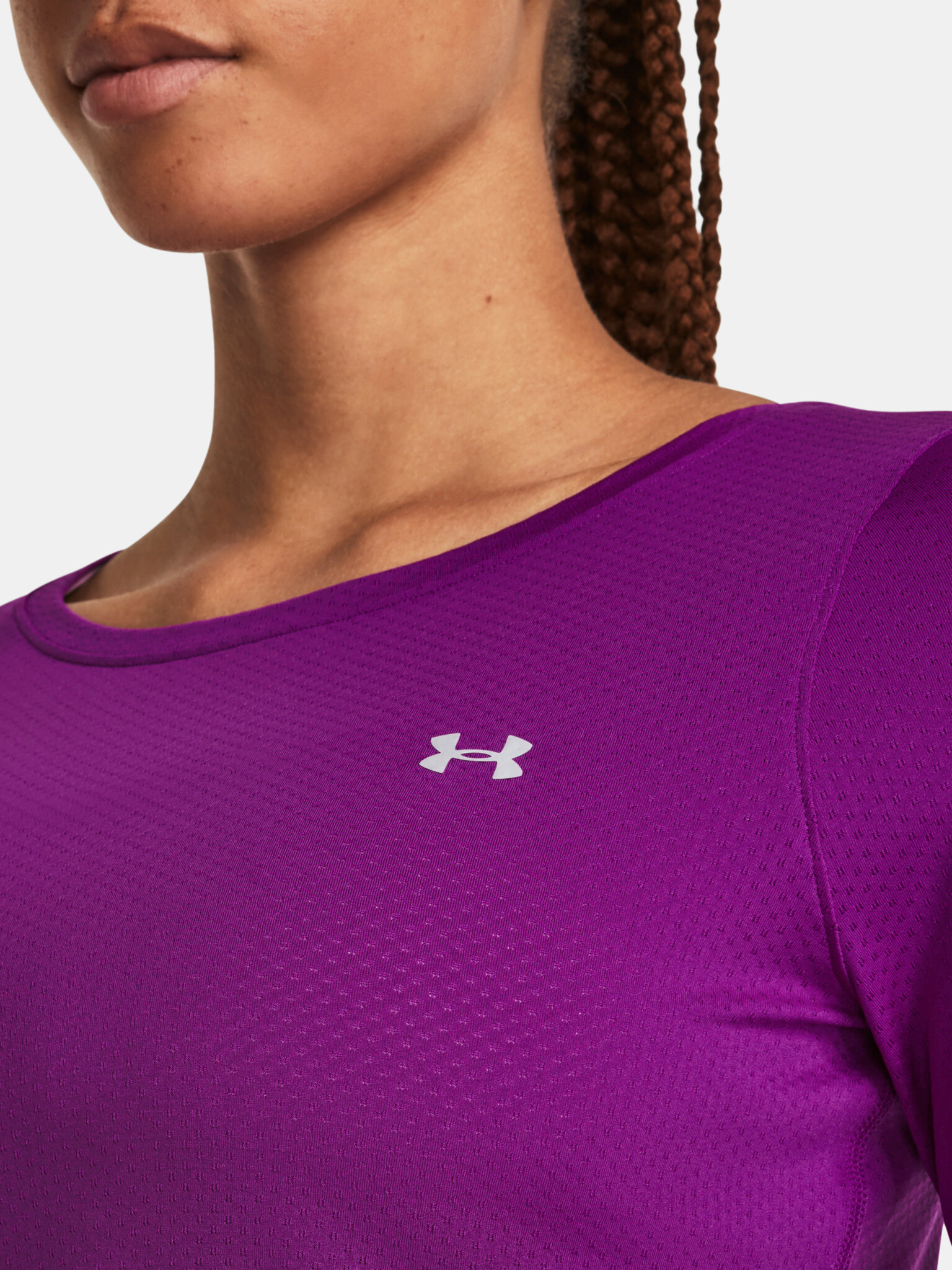 Under Armour UA HG Armour Triko Fialová - Pepit.cz