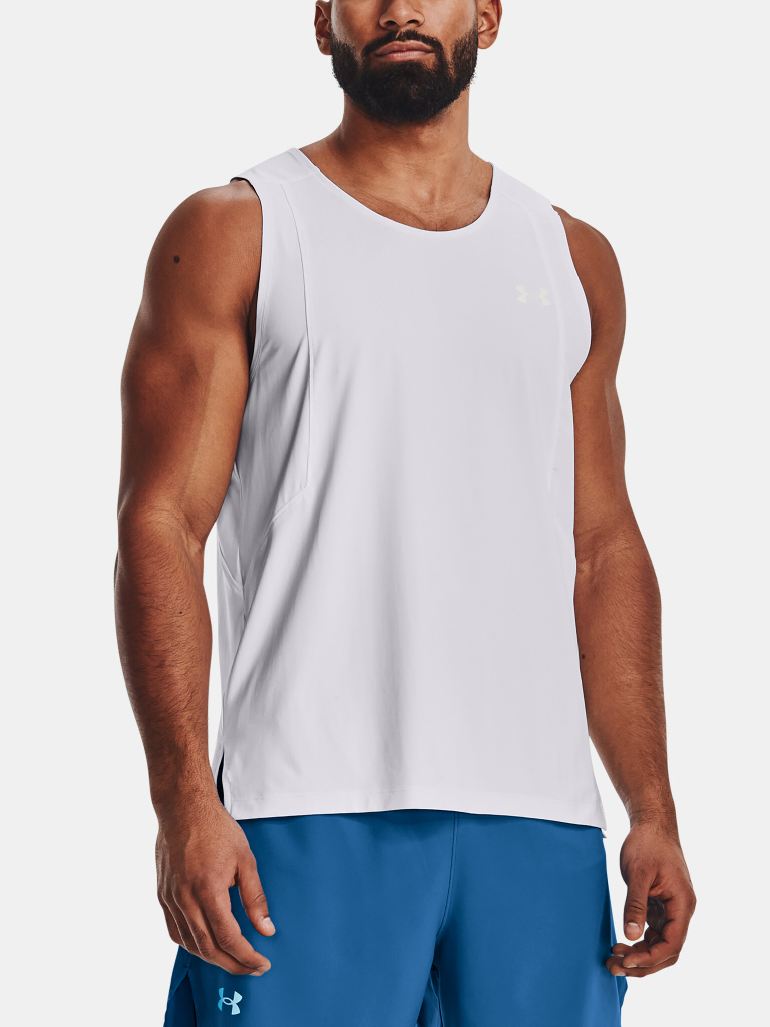 Under Armour UA Iso-Chill Laser Singlet Tílko Bílá - Pepit.cz