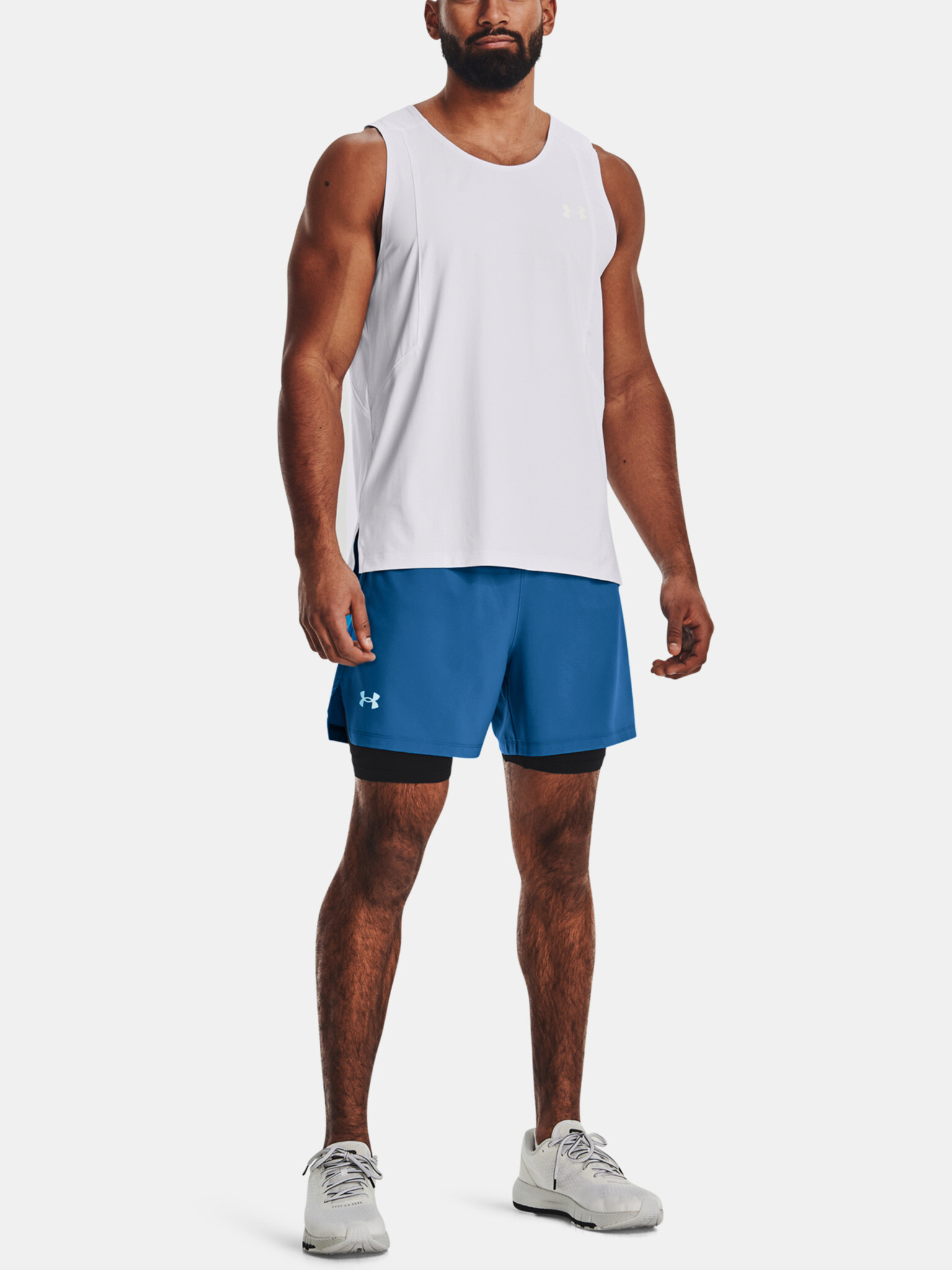 Under Armour UA Iso-Chill Laser Singlet Tílko Bílá - Pepit.cz