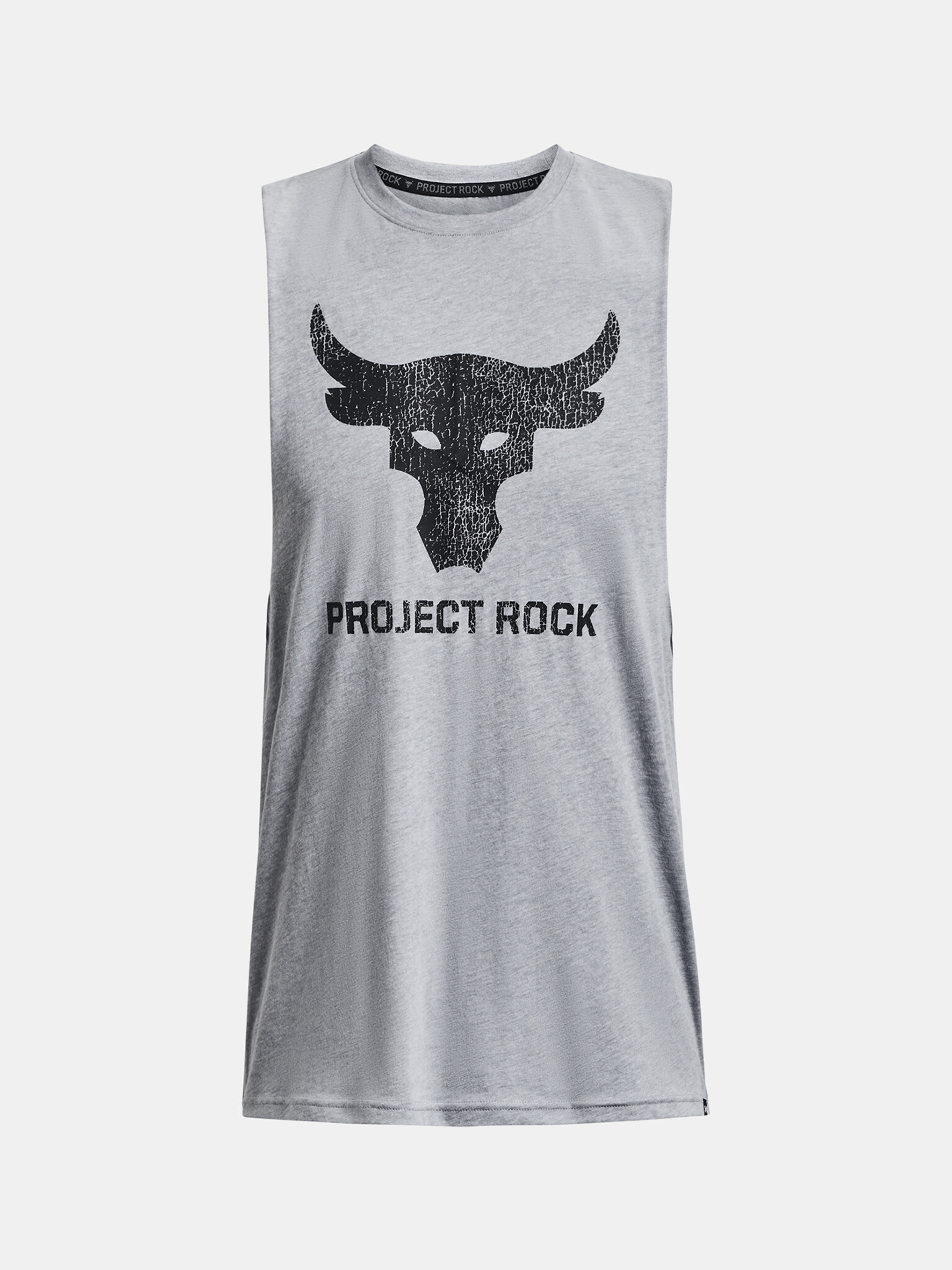 Under Armour UA Project Rock Brahma Bull Tílko Šedá - Pepit.cz