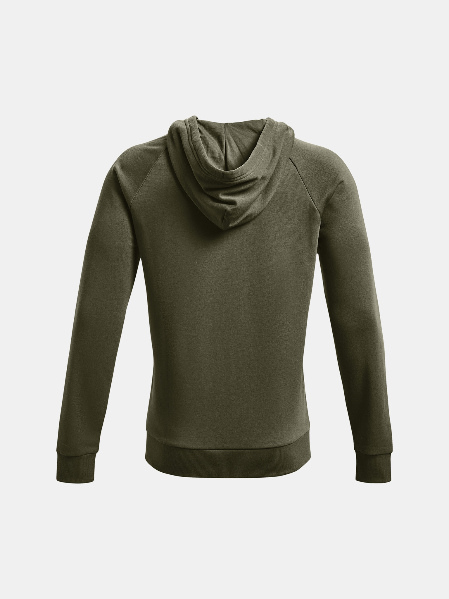 Under Armour UA Rival Cotton FZ Hoodie Mikina Zelená - Pepit.cz