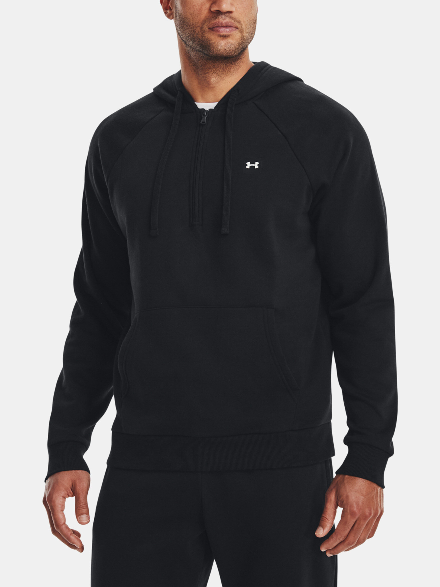 Under Armour UA Rival Fleece 1/2 Zip HD-BLK Mikina Černá - Pepit.cz