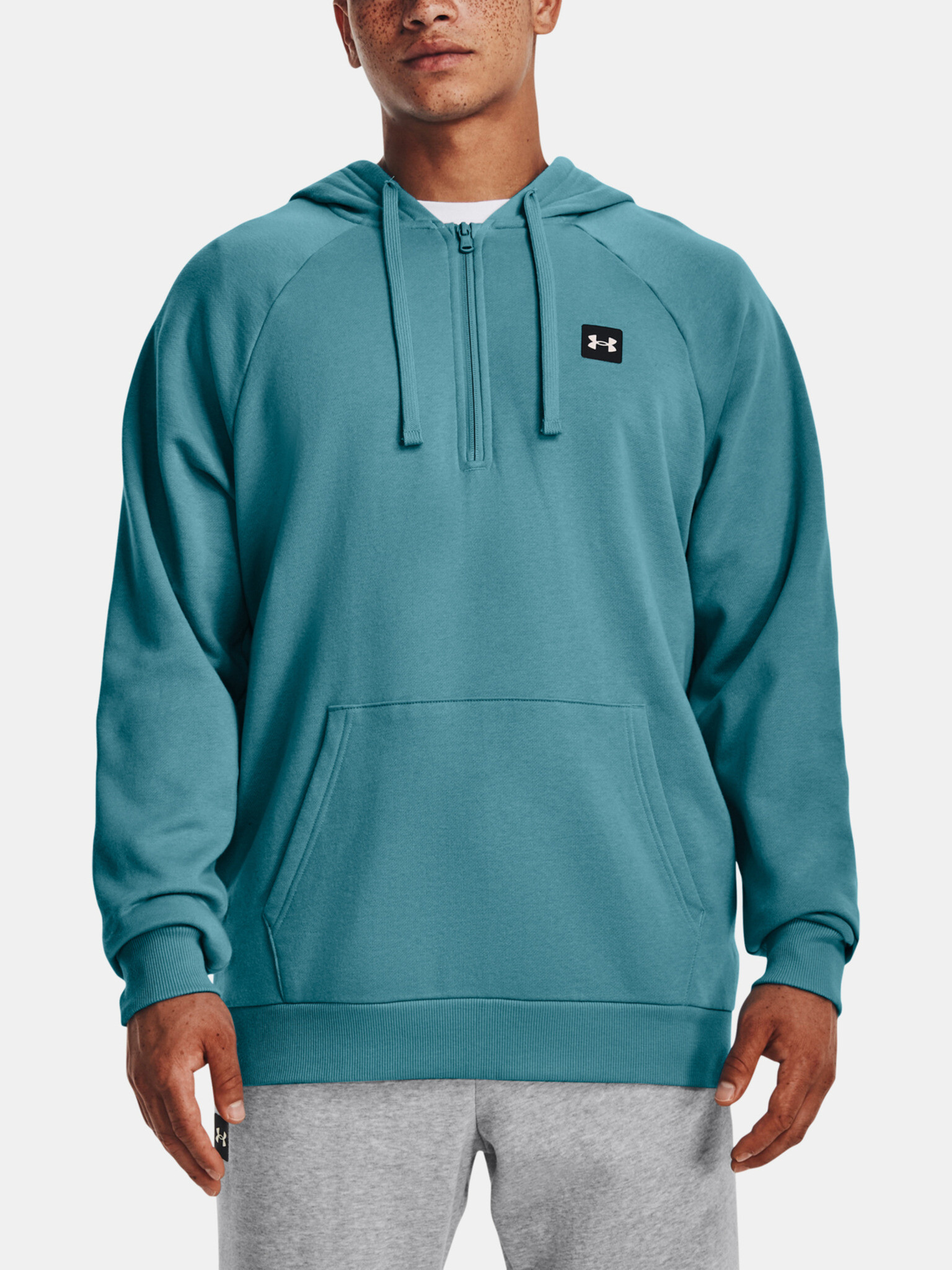 Under Armour UA Rival Fleece 1/2 Zip HD Mikina Modrá - Pepit.cz