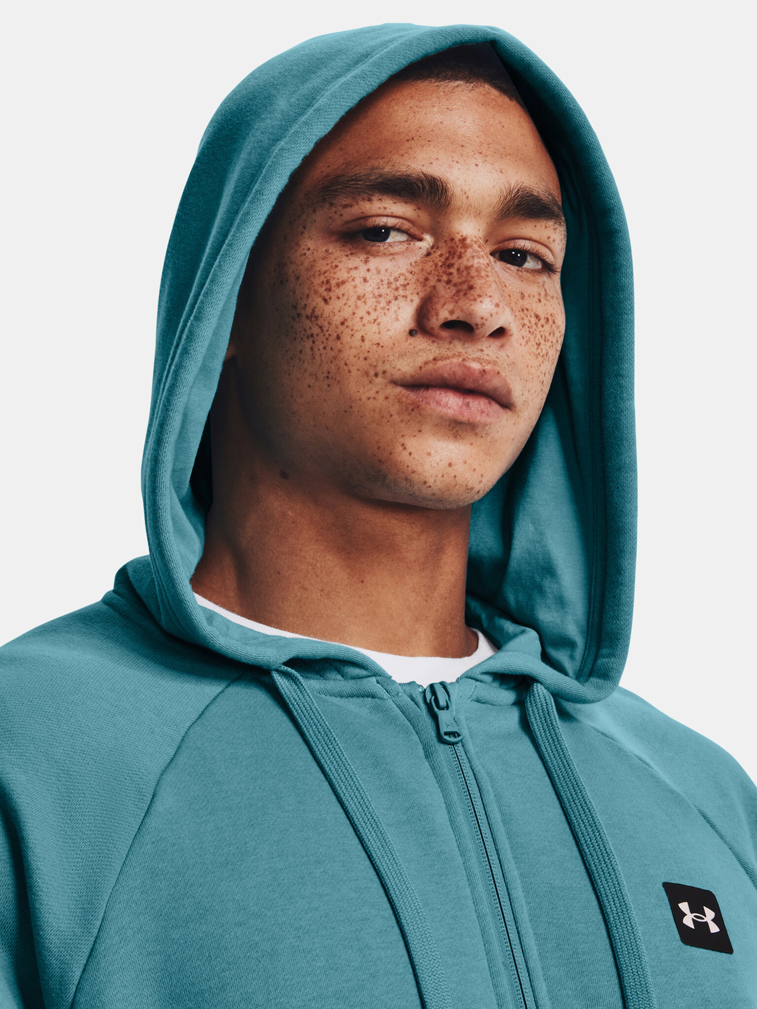 Under Armour UA Rival Fleece 1/2 Zip HD Mikina Modrá - Pepit.cz