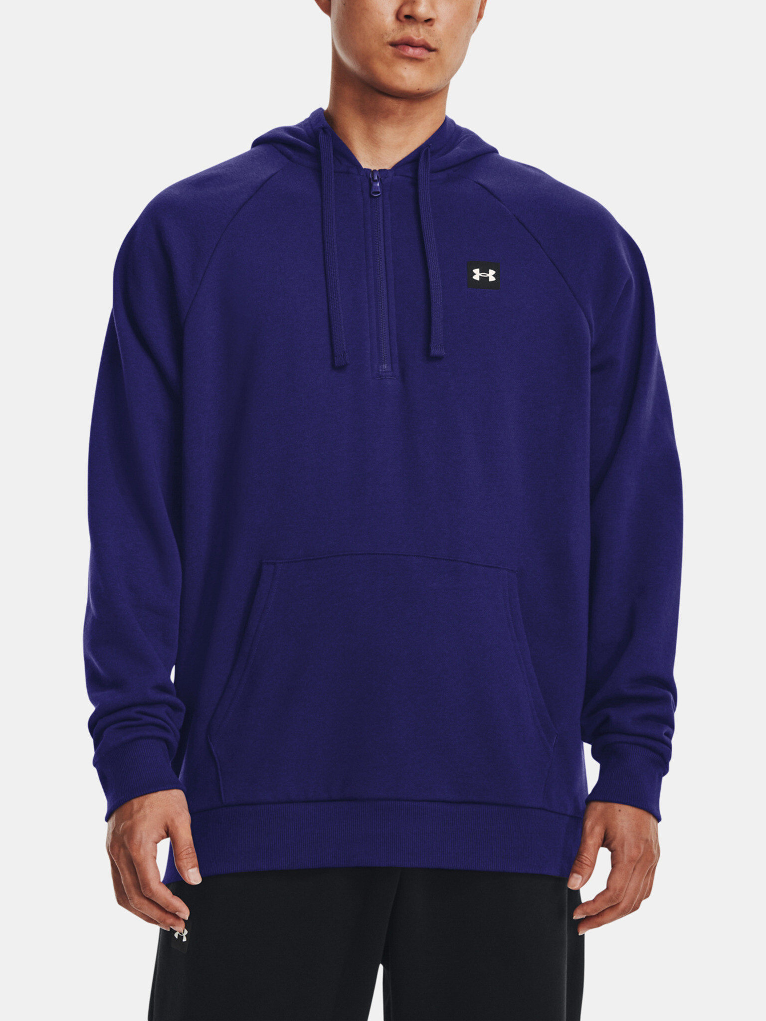 Under Armour UA Rival Fleece 1/2 Zip HD Mikina Modrá - Pepit.cz