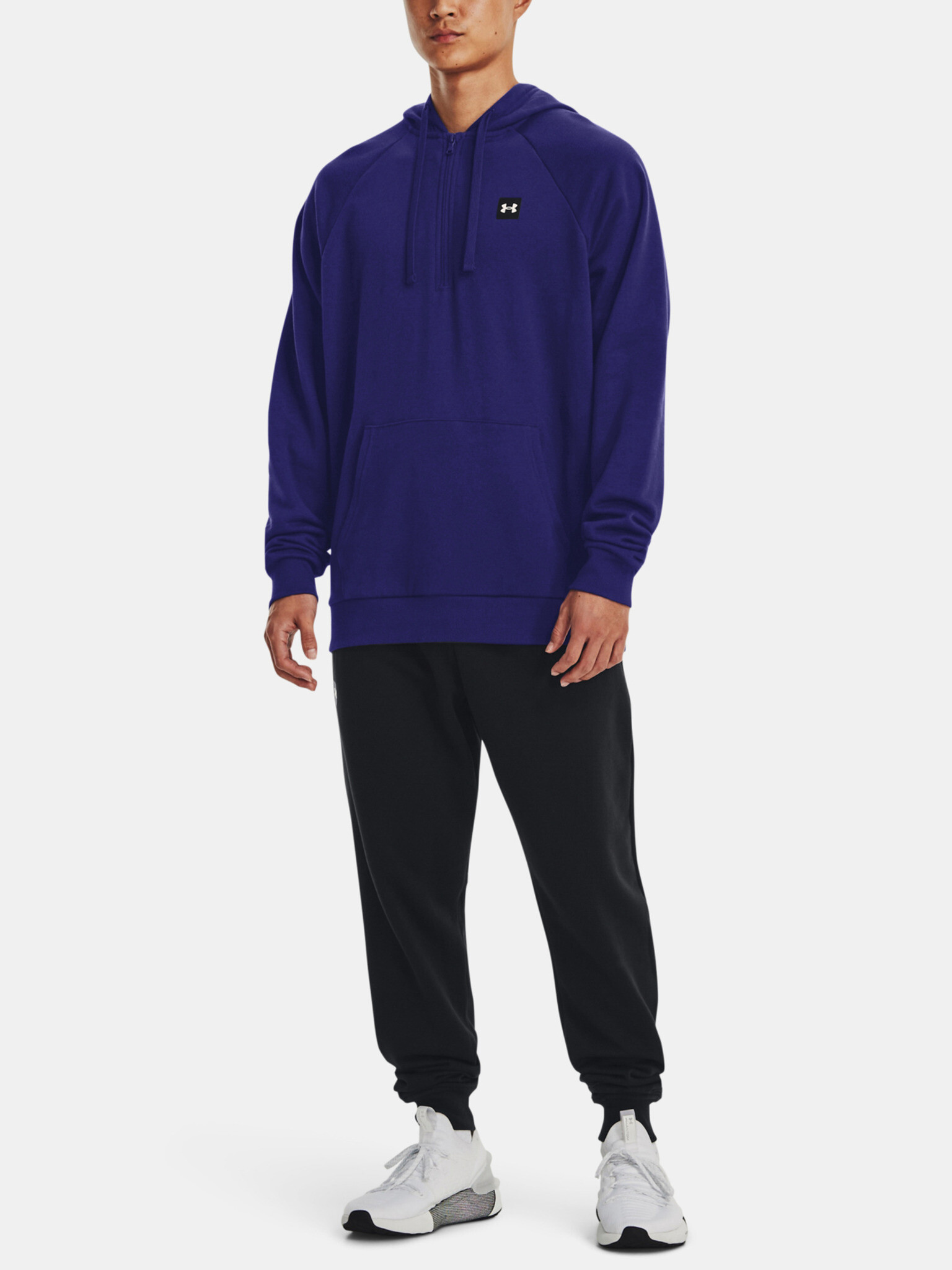 Under Armour UA Rival Fleece 1/2 Zip HD Mikina Modrá - Pepit.cz