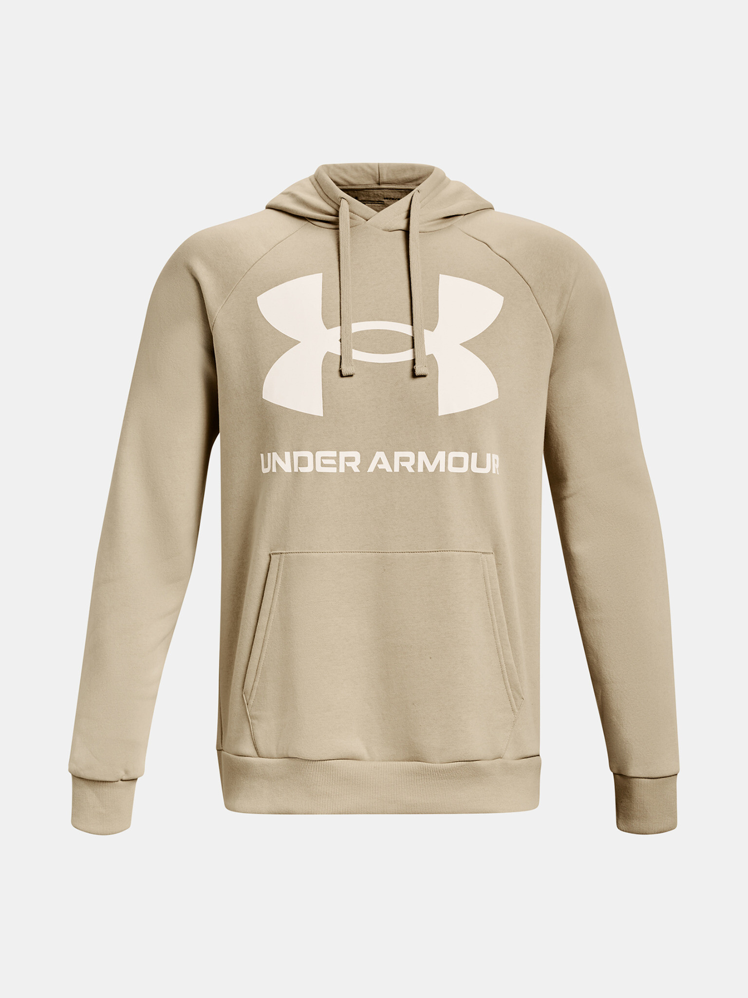 Under Armour UA Rival Fleece Big Logo HD-BRN Mikina Hnědá - Pepit.cz