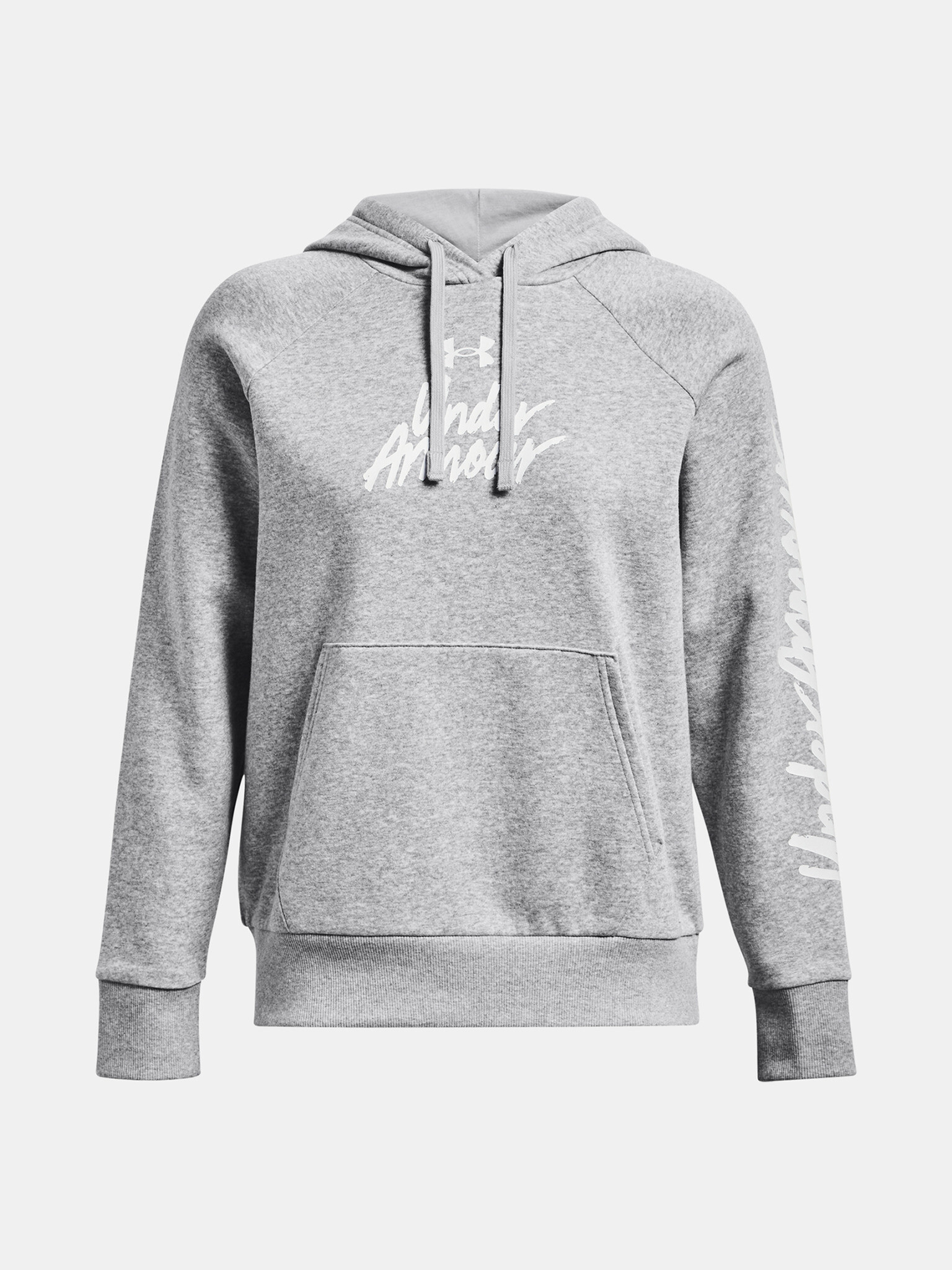 Under Armour UA Rival Fleece Graphic Hdy Mikina Šedá - Pepit.cz