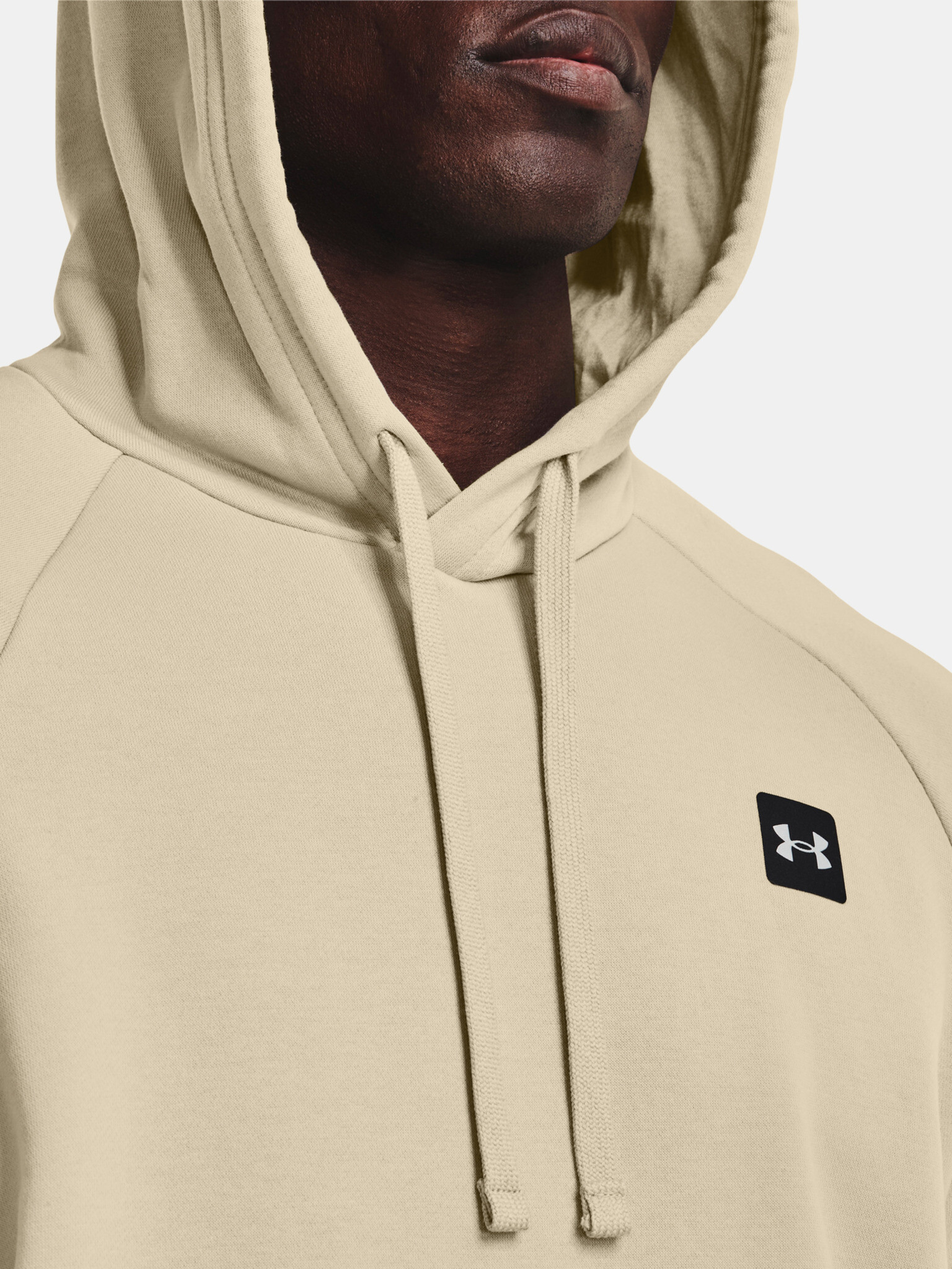 Under Armour UA Rival Fleece Hoodie Mikina Béžová - Pepit.cz