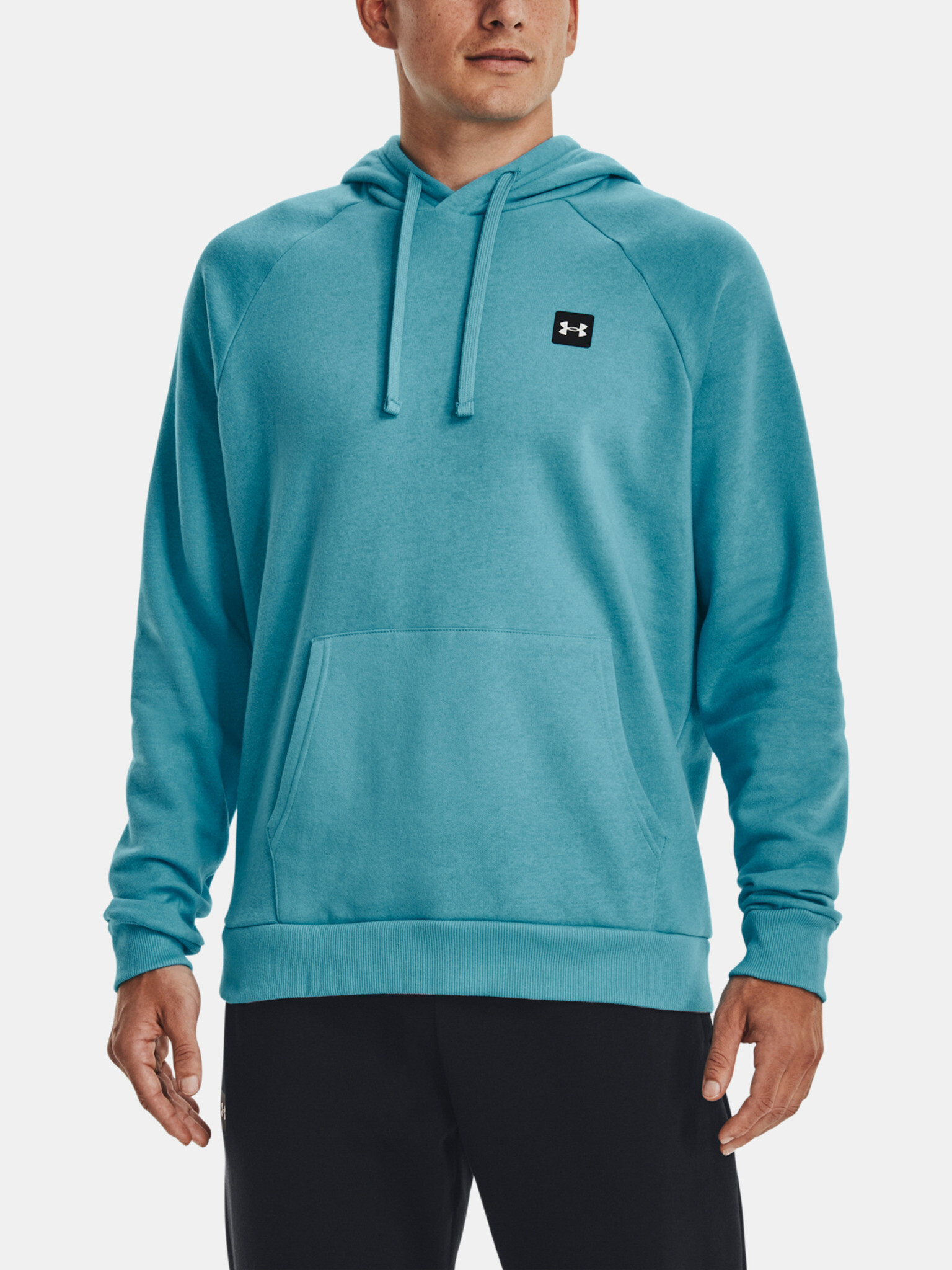 Under Armour UA Rival Fleece Hoodie Mikina Modrá - Pepit.cz