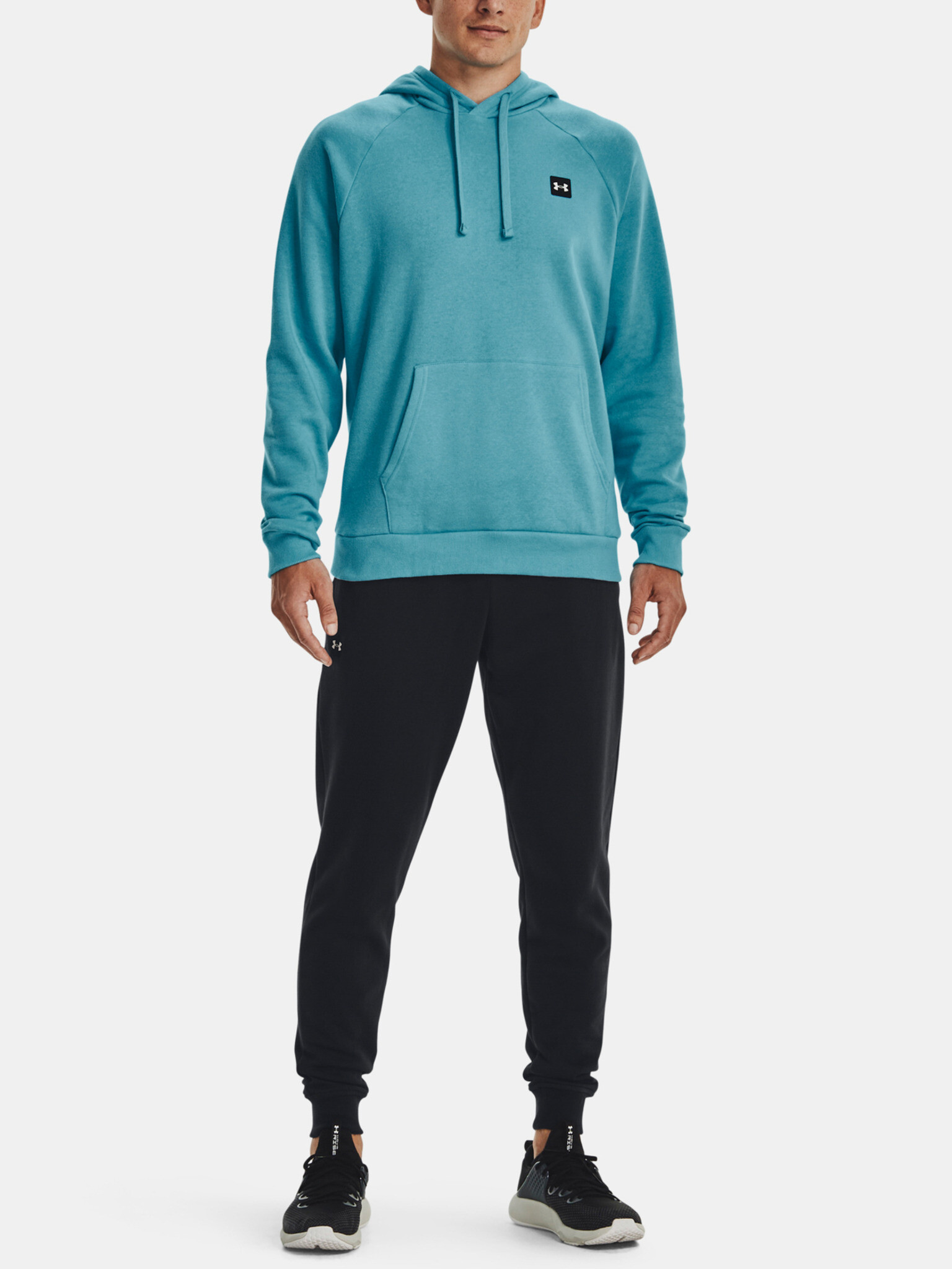 Under Armour UA Rival Fleece Hoodie Mikina Modrá - Pepit.cz