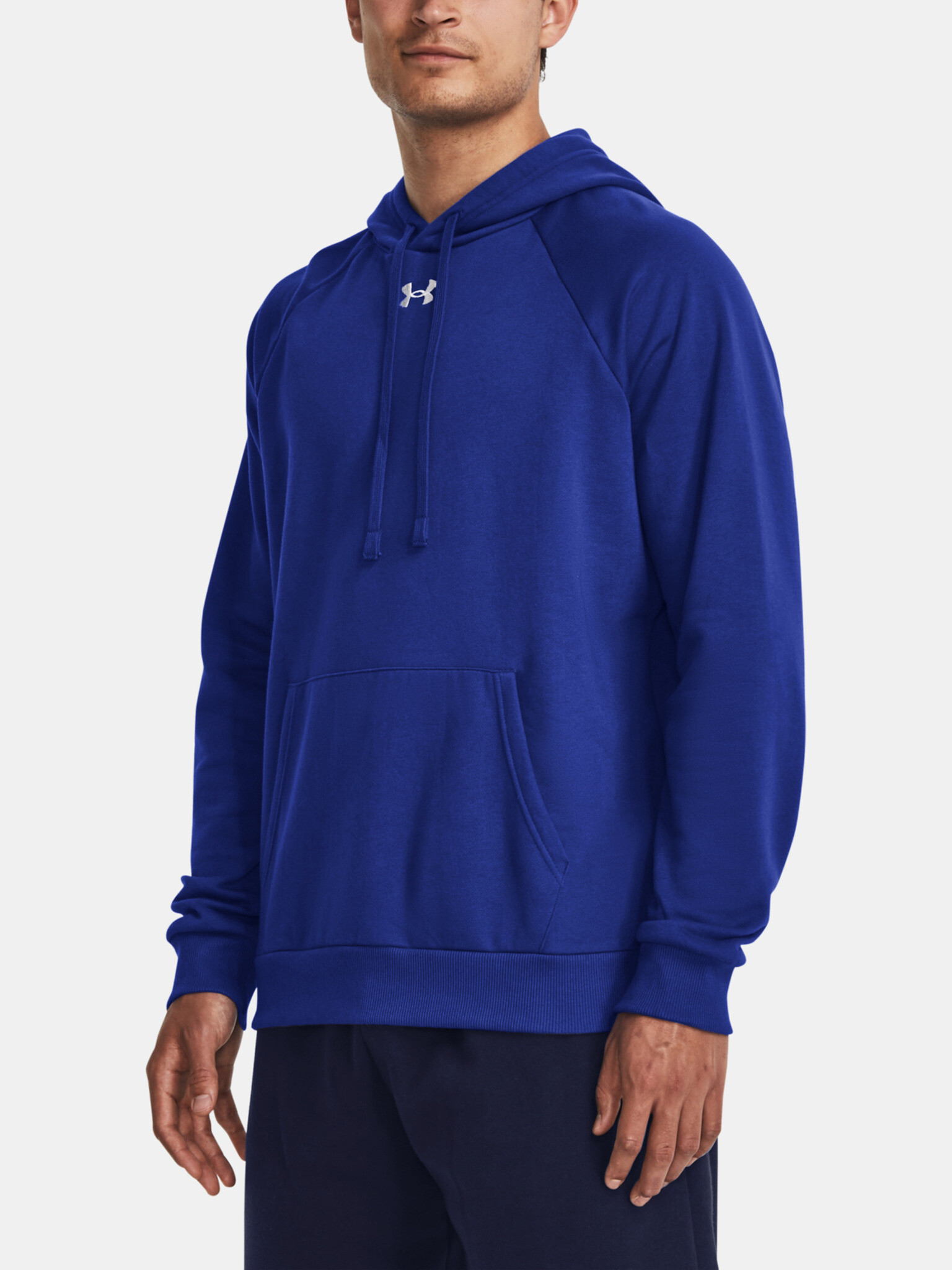 Under Armour UA Rival Fleece Hoodie Mikina Modrá - Pepit.cz