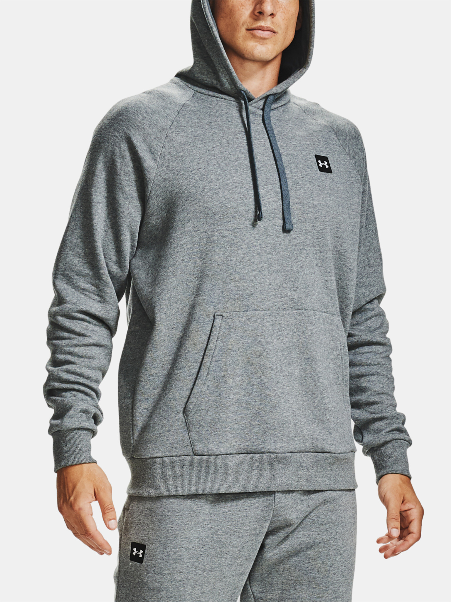 Under Armour UA Rival Fleece Hoodie Mikina Šedá - Pepit.cz