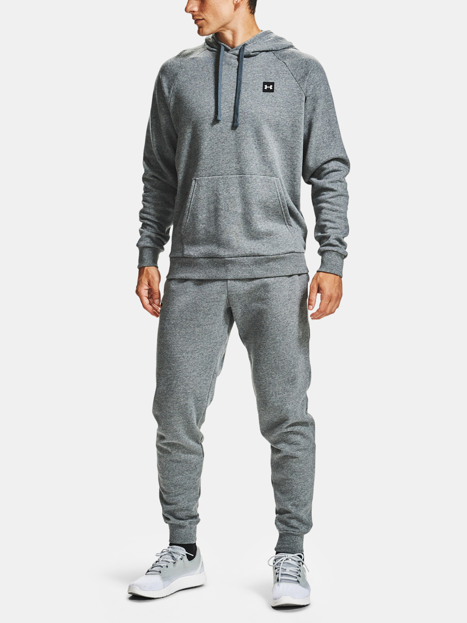 Under Armour UA Rival Fleece Hoodie Mikina Šedá - Pepit.cz