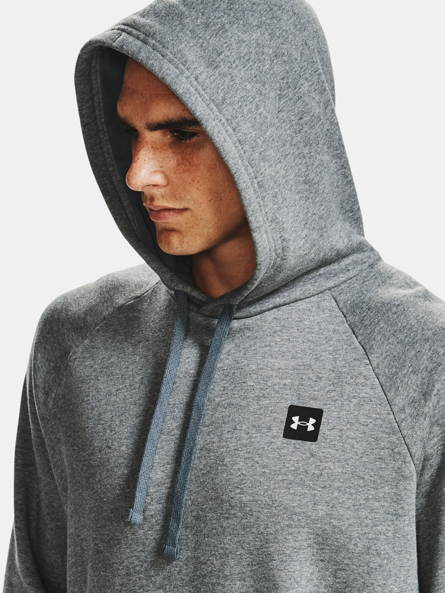 Under Armour UA Rival Fleece Hoodie Mikina Šedá - Pepit.cz