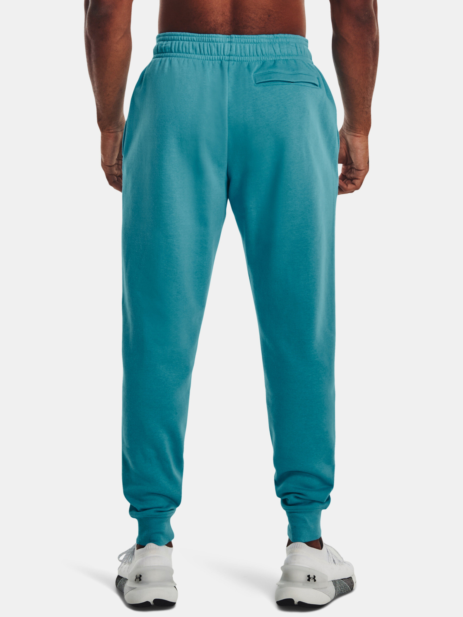 Under Armour UA Rival Fleece Joggers-BLU Tepláky Modrá - Pepit.cz