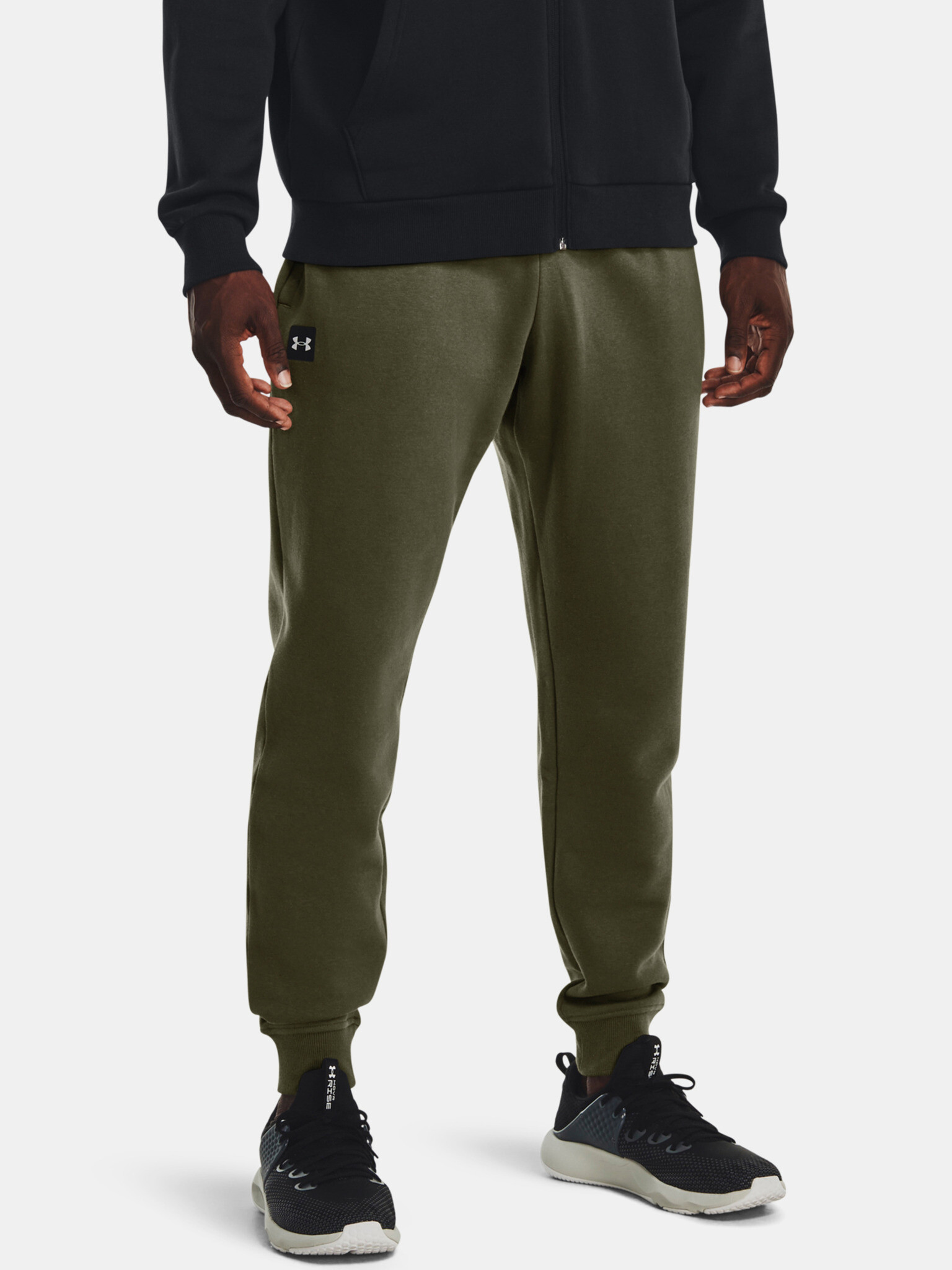 Under Armour UA Rival Fleece Joggers-GRN Tepláky Zelená - Pepit.cz