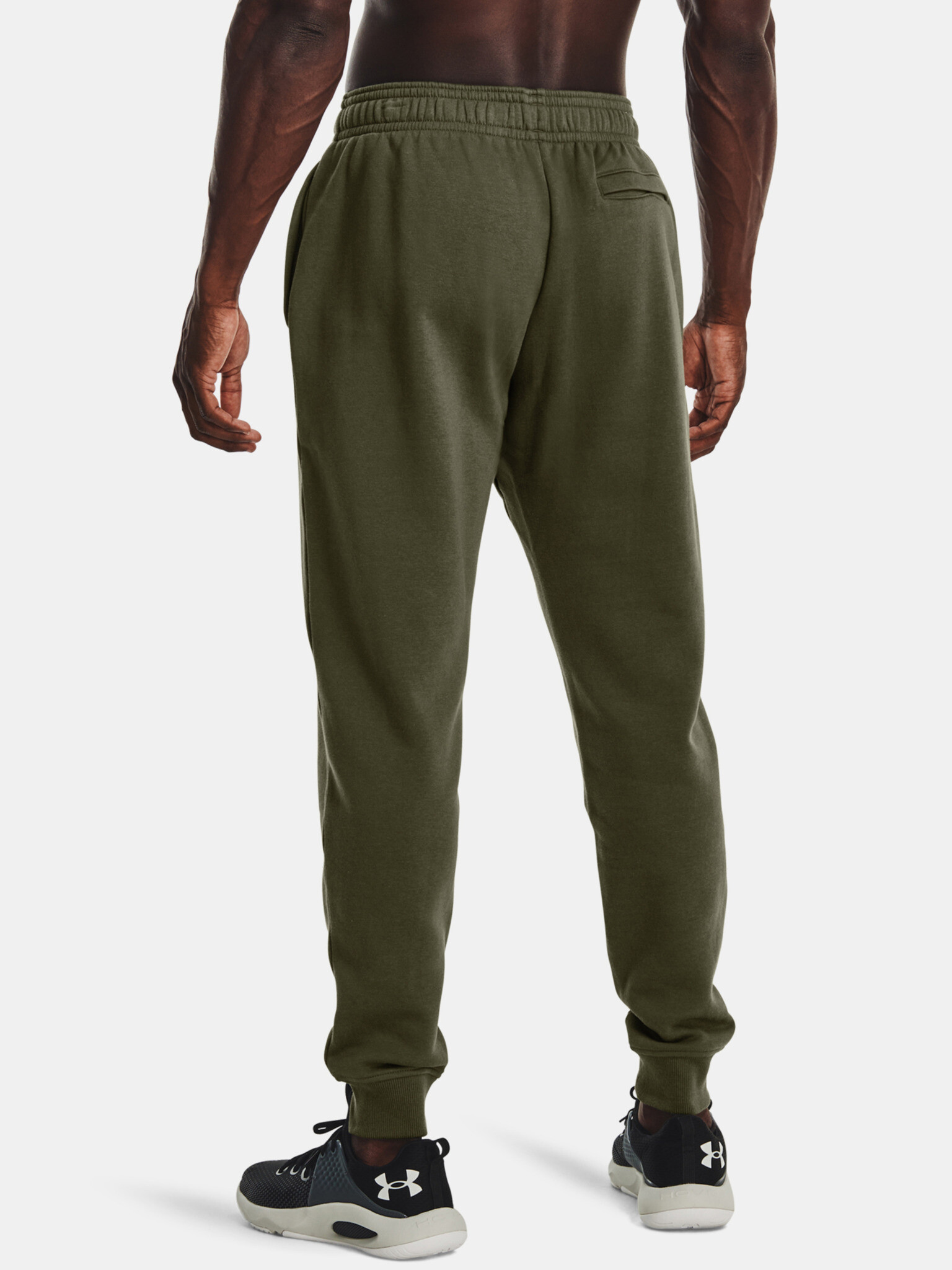 Under Armour UA Rival Fleece Joggers-GRN Tepláky Zelená - Pepit.cz