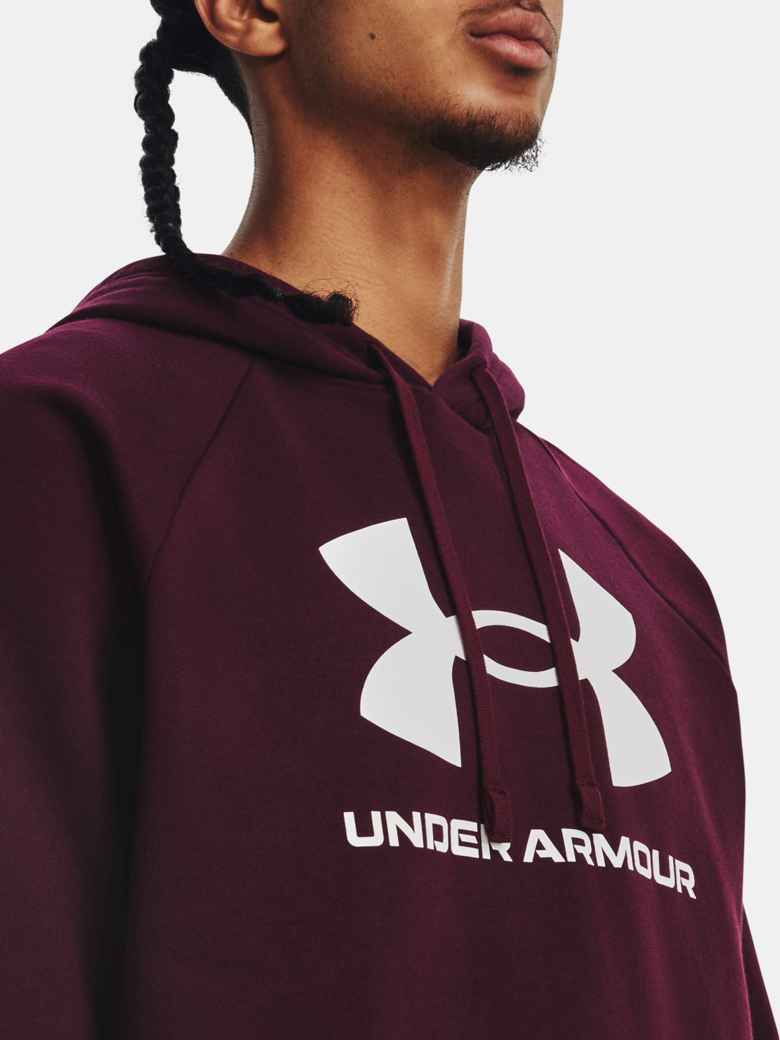 Under Armour UA Rival Fleece Logo HD Mikina Červená - Pepit.cz