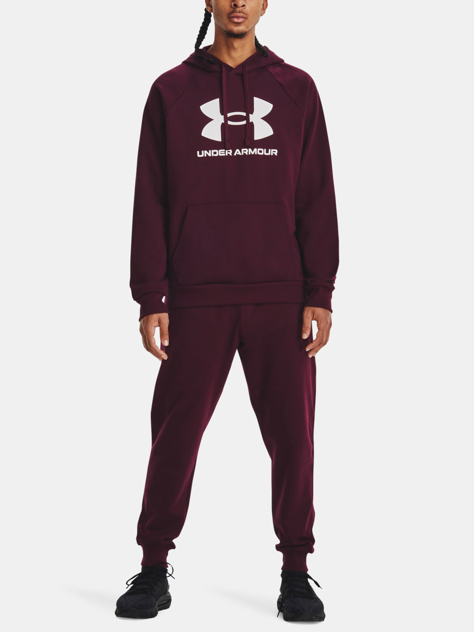 Under Armour UA Rival Fleece Logo HD Mikina Červená - Pepit.cz