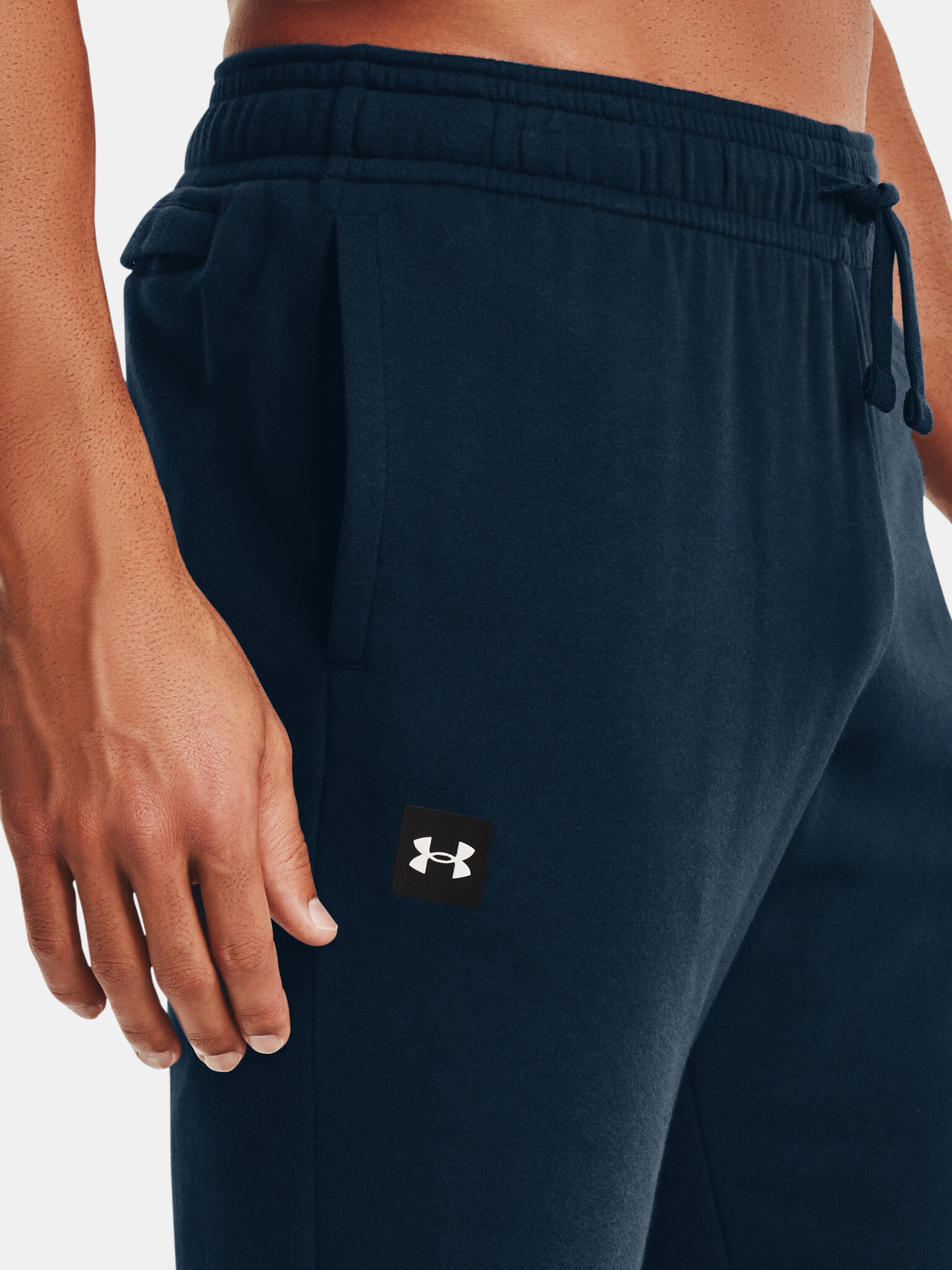 Under Armour UA Rival Fleece Tepláky Modrá - Pepit.cz