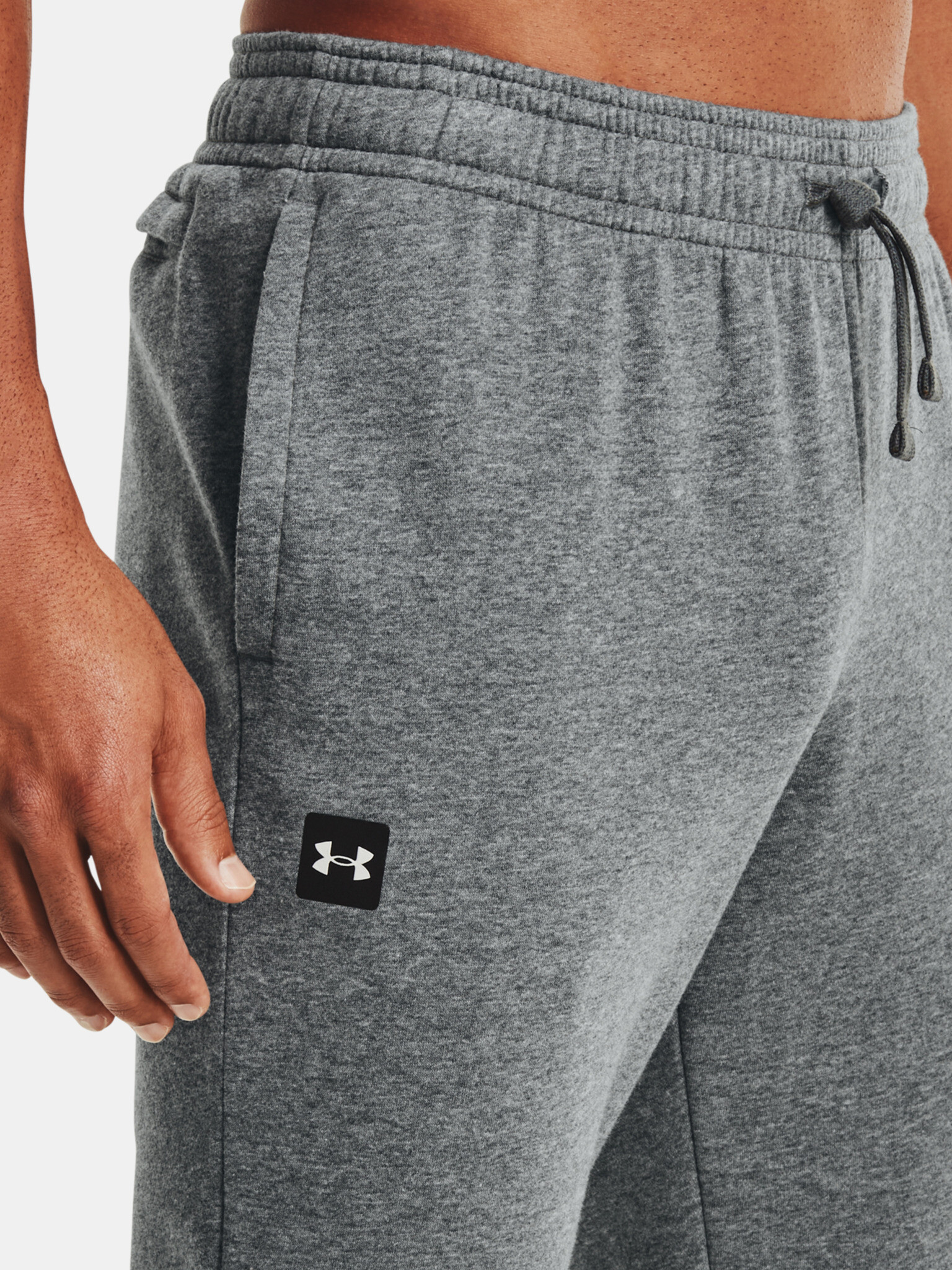 Under Armour UA RIVAL FLEECE Tepláky Šedá - Pepit.cz