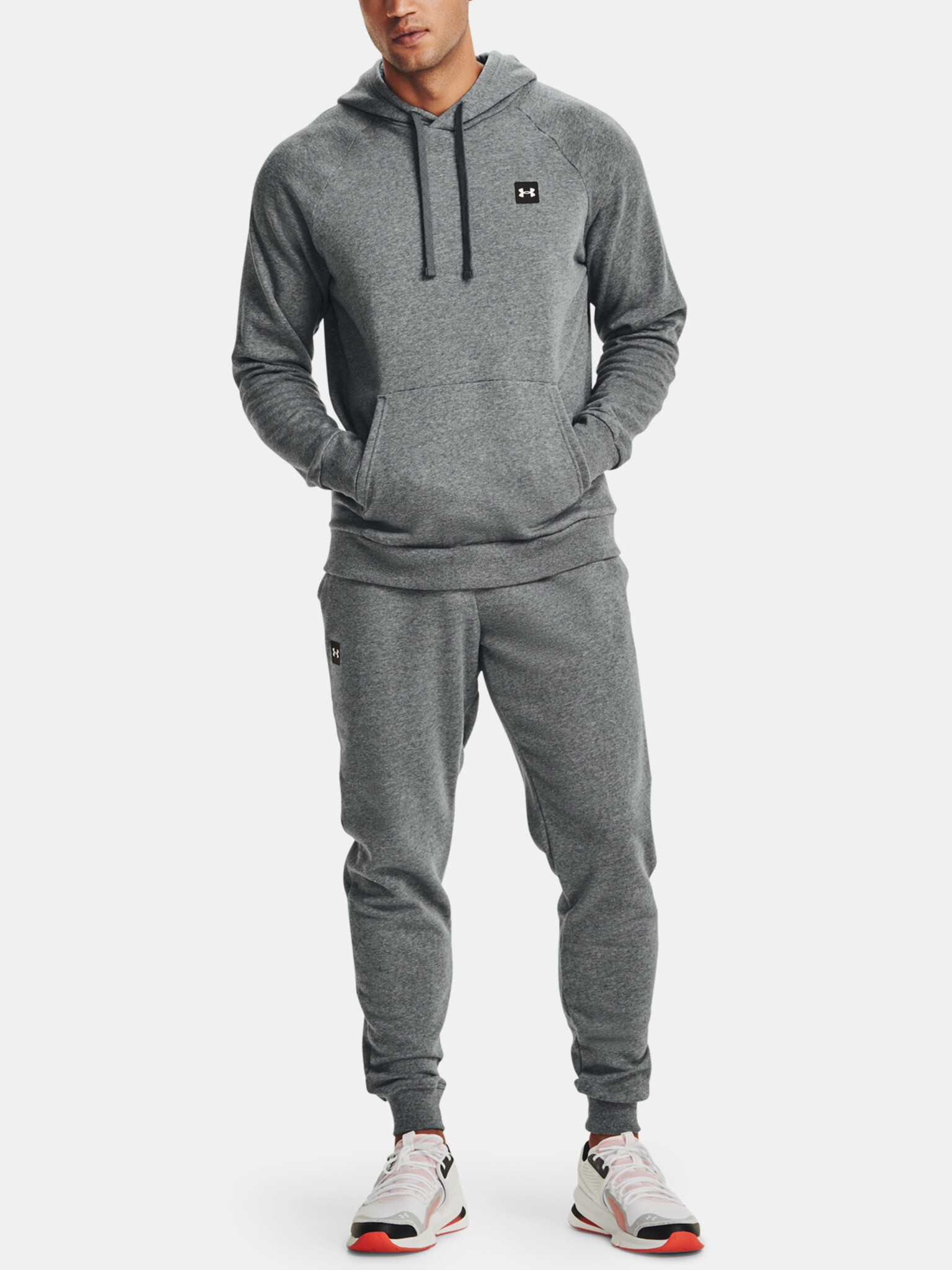 Under Armour UA RIVAL FLEECE Tepláky Šedá - Pepit.cz