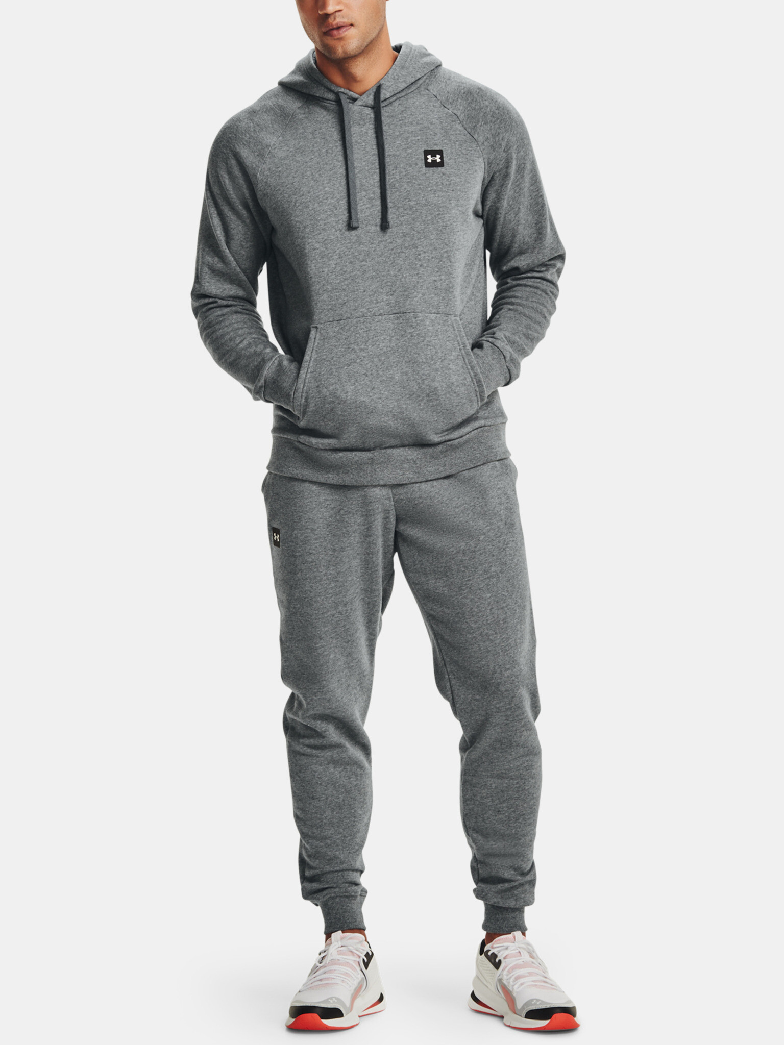 Under Armour UA Rival Fleece Tepláky Šedá - Pepit.cz