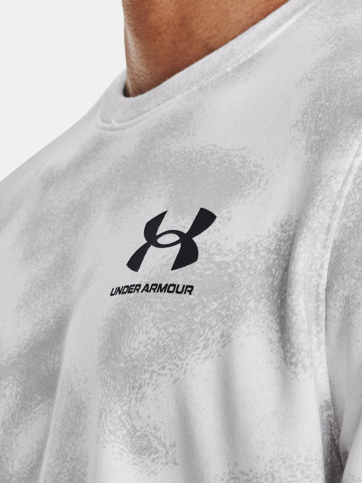 Under Armour UA Rival Terry Nov Crew Mikina Bílá - Pepit.cz