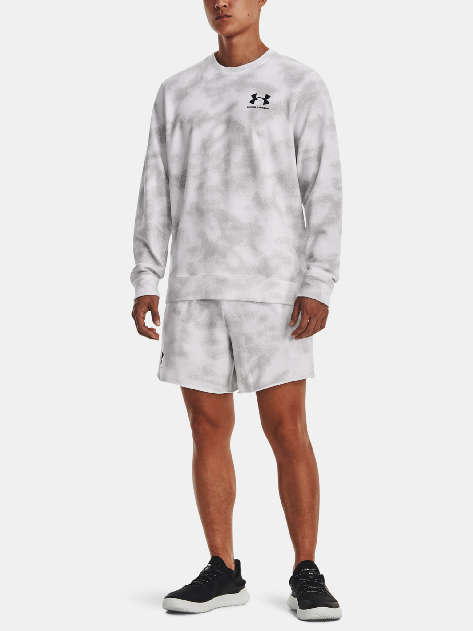 Under Armour UA Rival Terry Nov Crew Mikina Bílá - Pepit.cz