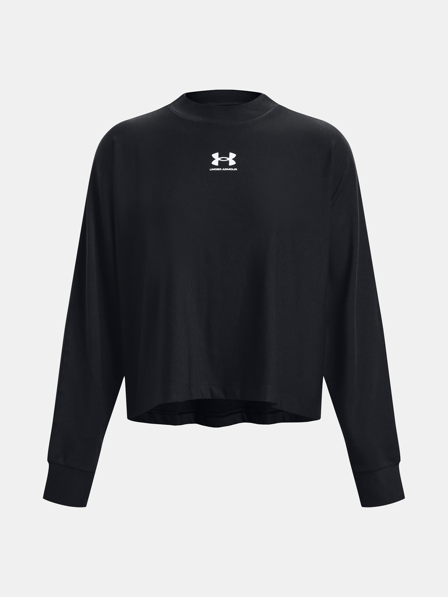 Under Armour UA Rival Terry Oversized Crw Mikina Černá - Pepit.cz