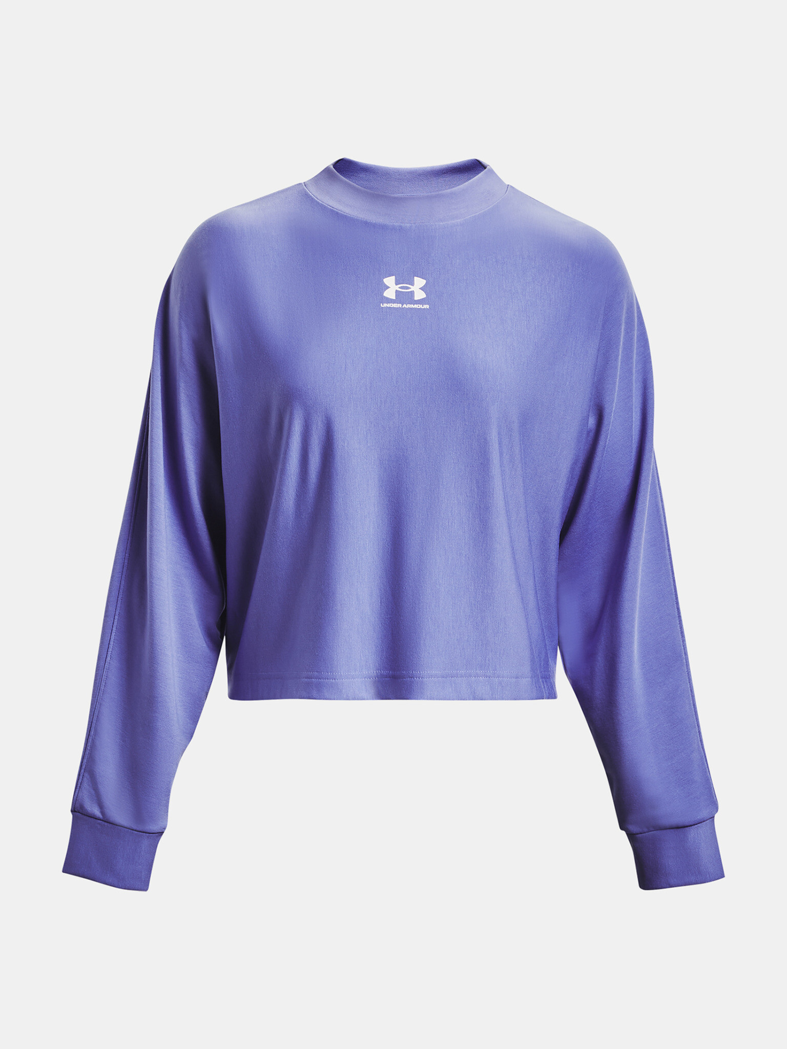 Under Armour UA Rival Terry Oversized Crw Mikina Modrá - Pepit.cz