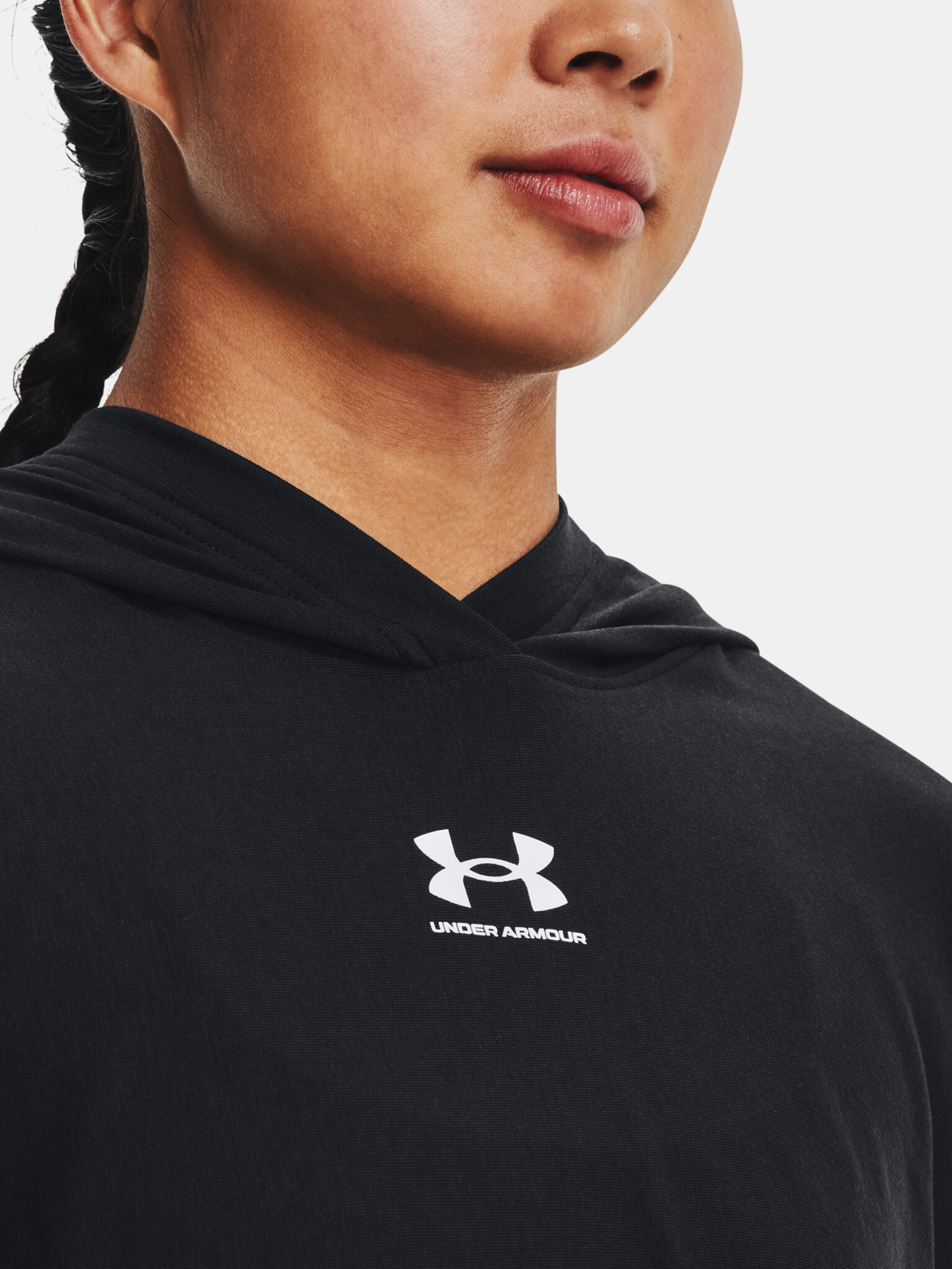 Under Armour UA Rival Terry Oversized HD Mikina Černá - Pepit.cz