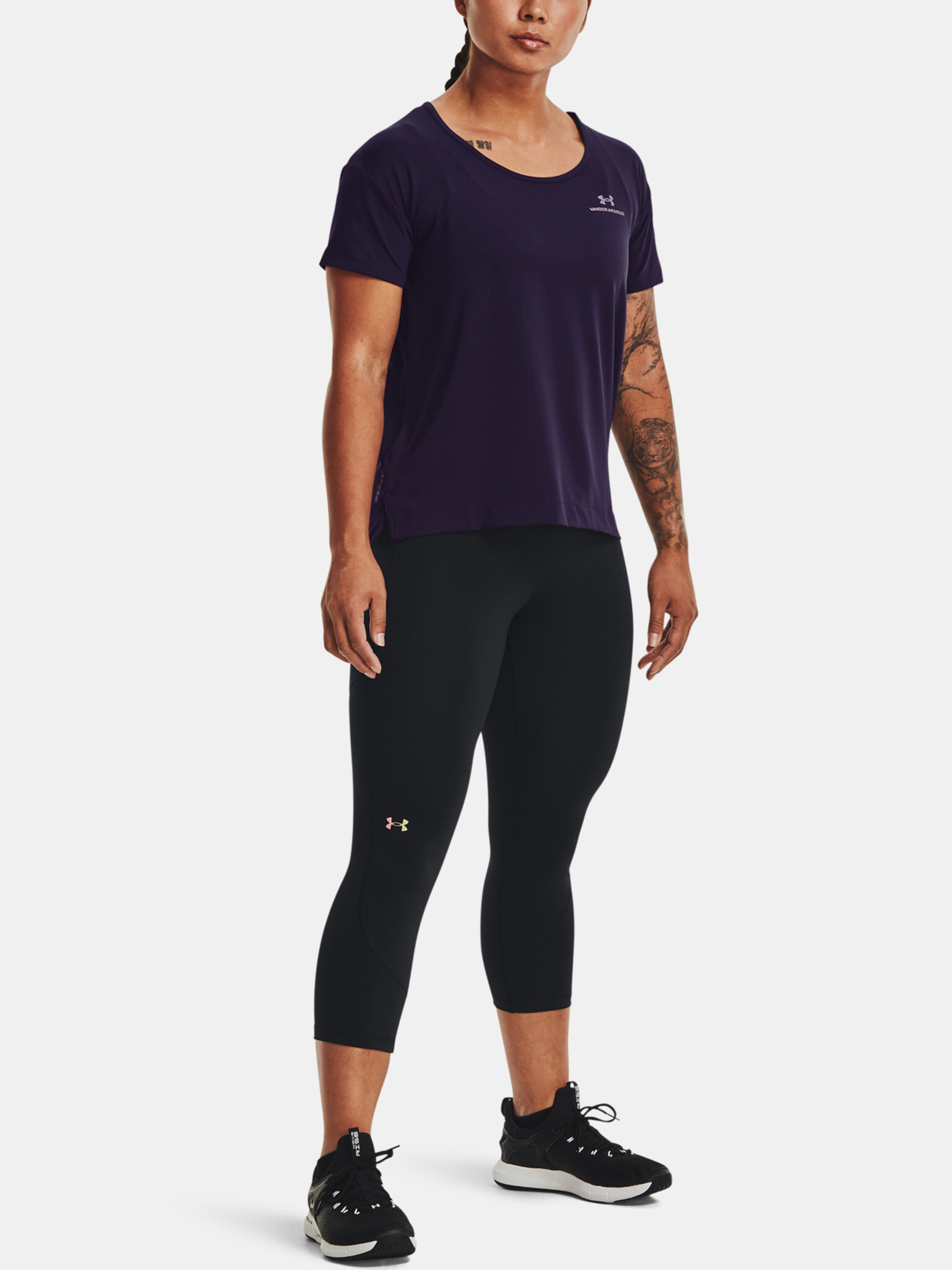 Under Armour UA Rush Energy SS Triko Fialová - Pepit.cz