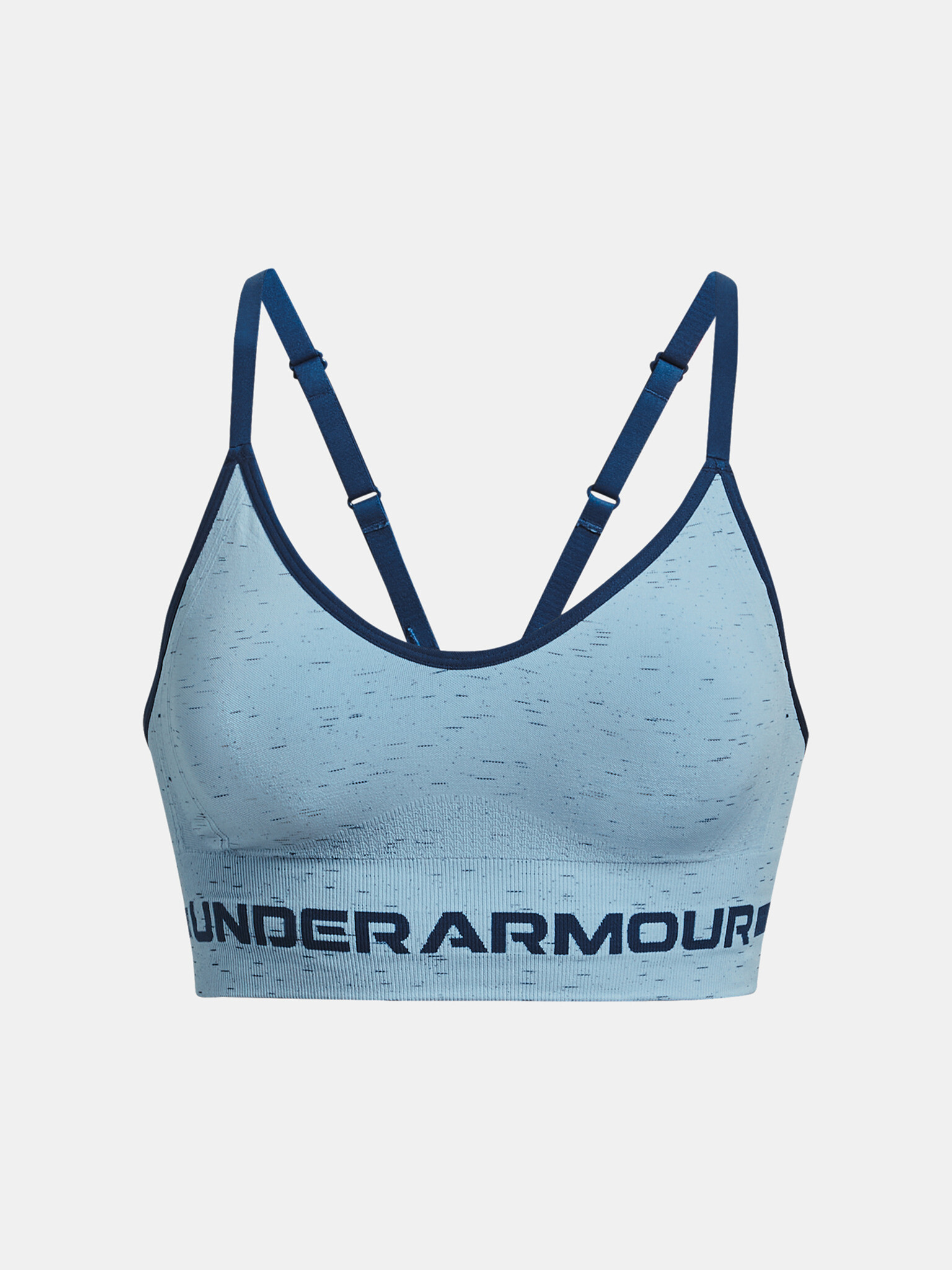 Under Armour UA Seamless Low Long Htr Sportovní podprsenka Modrá - Pepit.cz