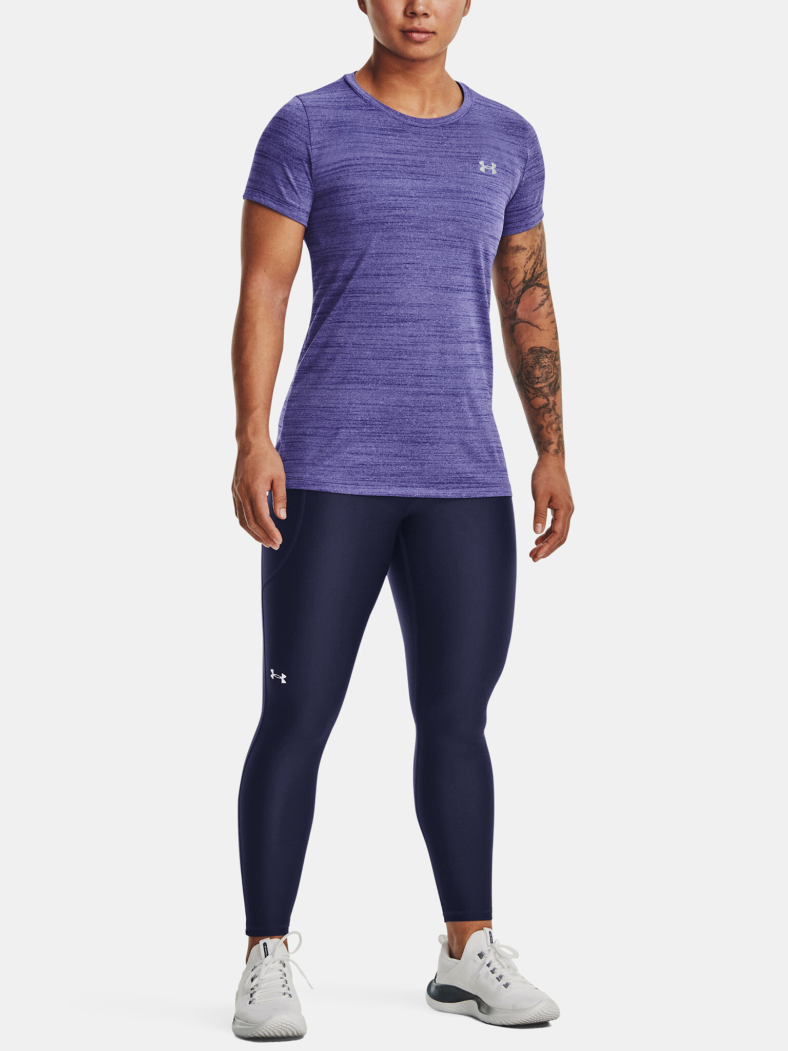 Under Armour UA Tech Tiger SSC Triko Modrá - Pepit.cz