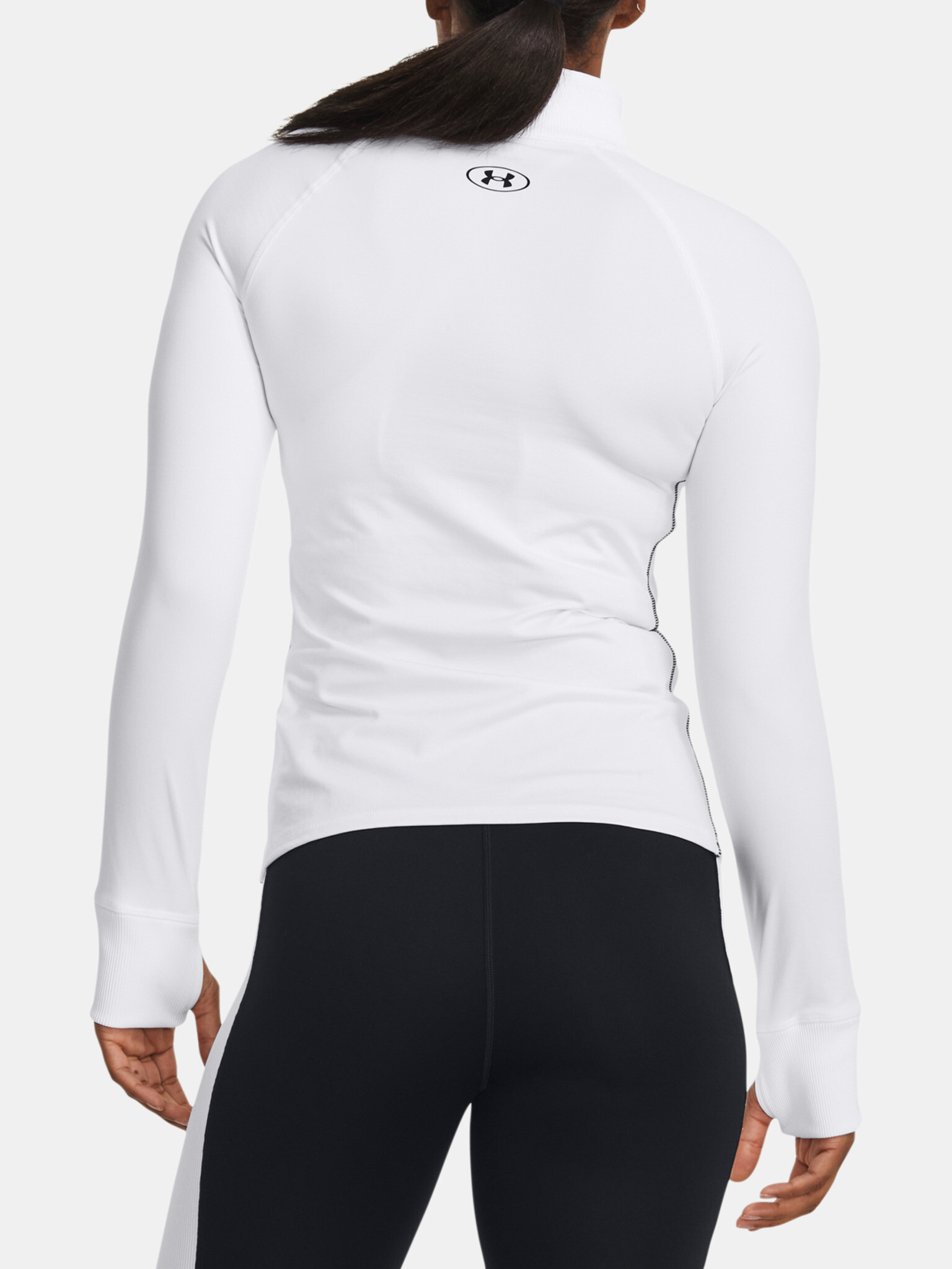 Under Armour UA Train CW 1/2 Zip Triko Bílá - Pepit.cz