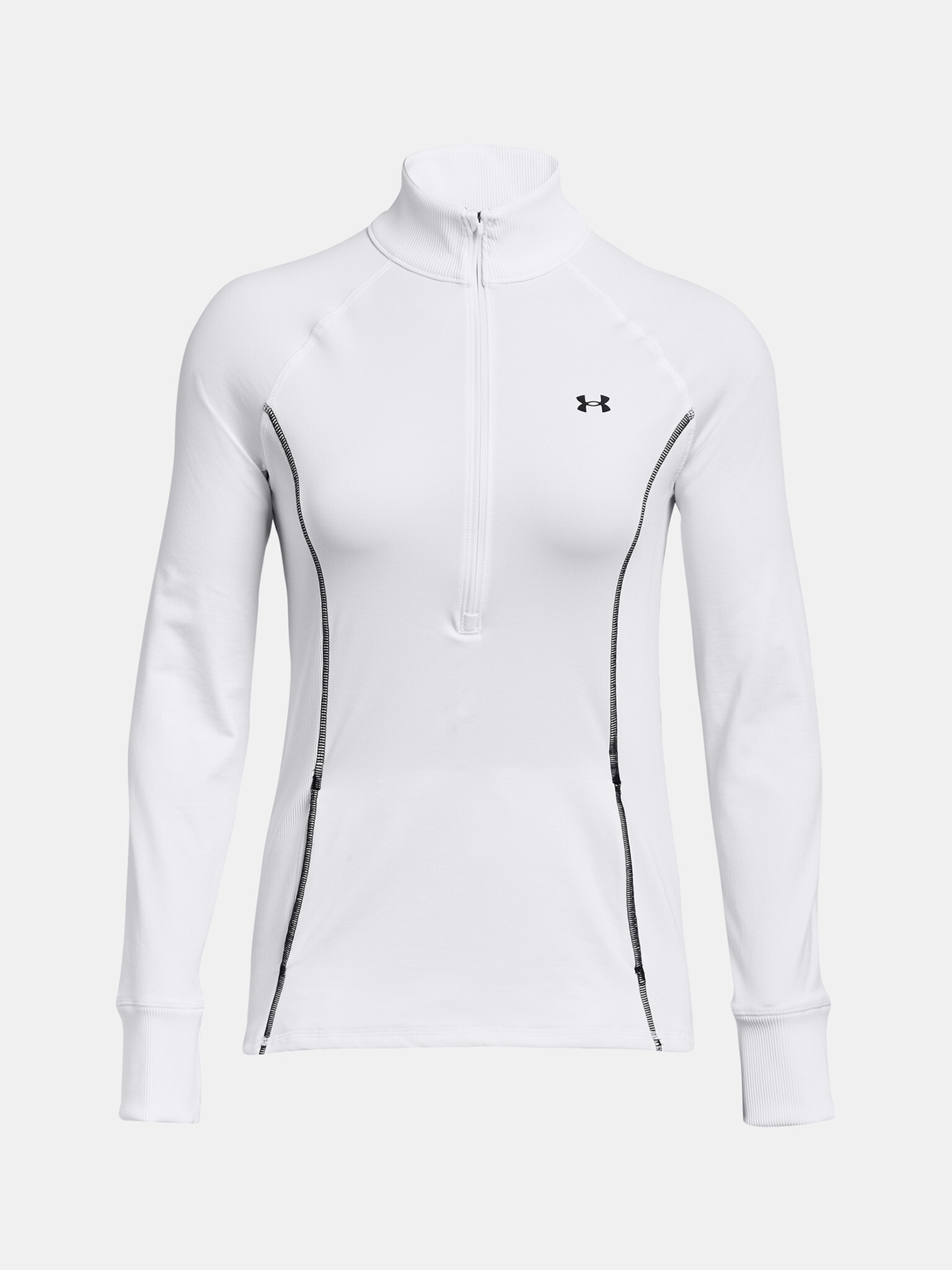 Under Armour UA Train CW 1/2 Zip Triko Bílá - Pepit.cz