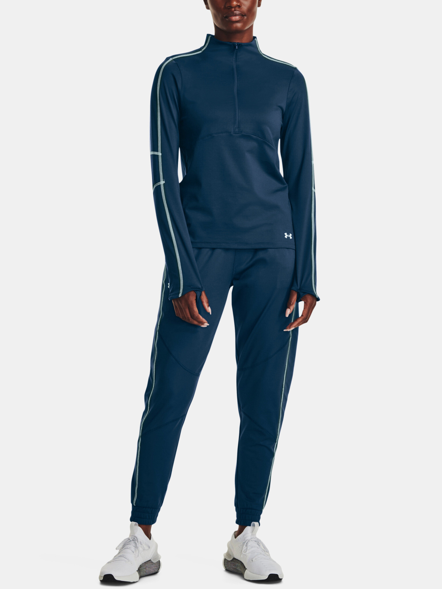 Under Armour UA Train CW 1/2 Zip Triko Modrá - Pepit.cz