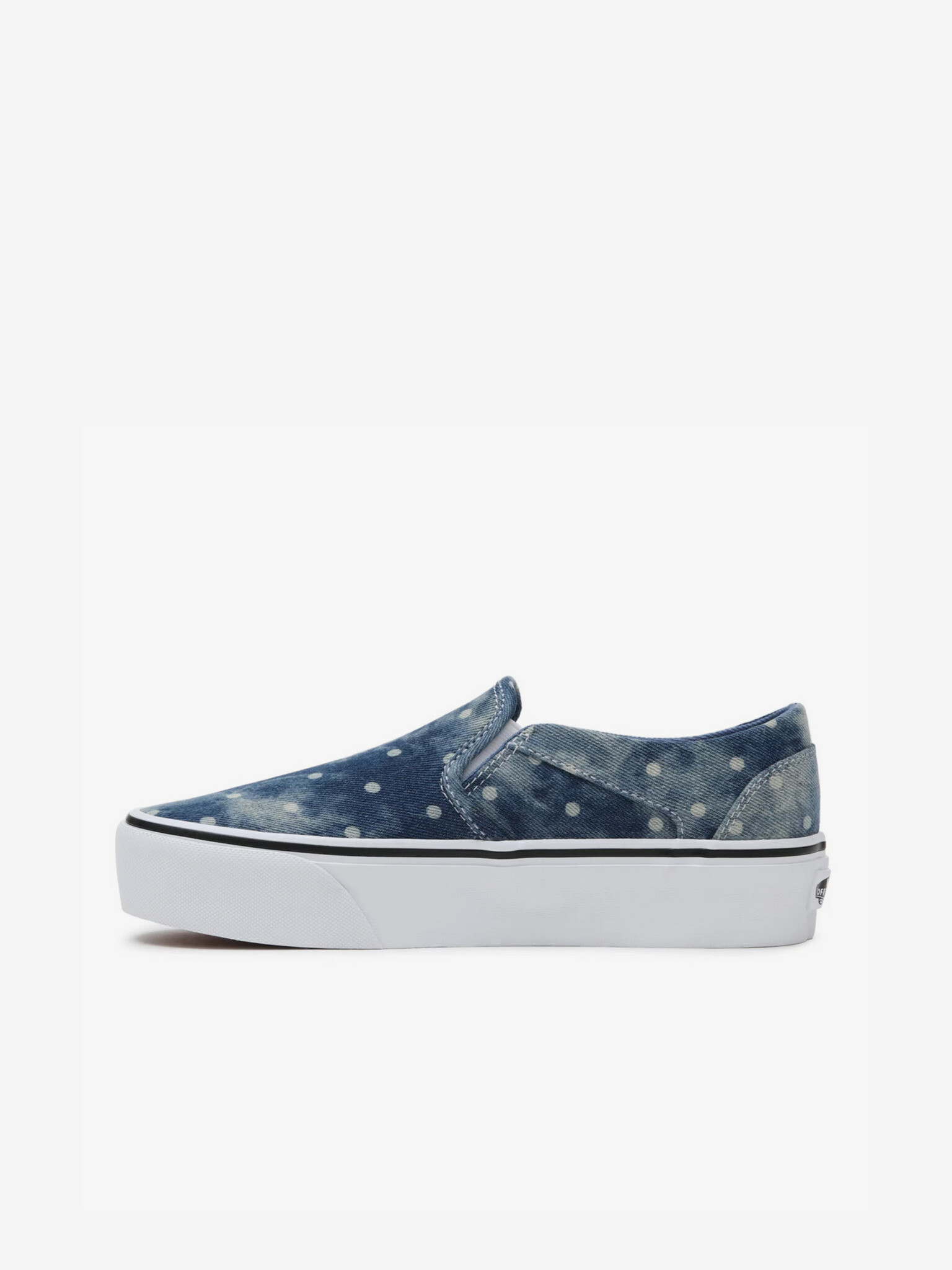 Vans Asher Platform Slip On Modrá - Pepit.cz