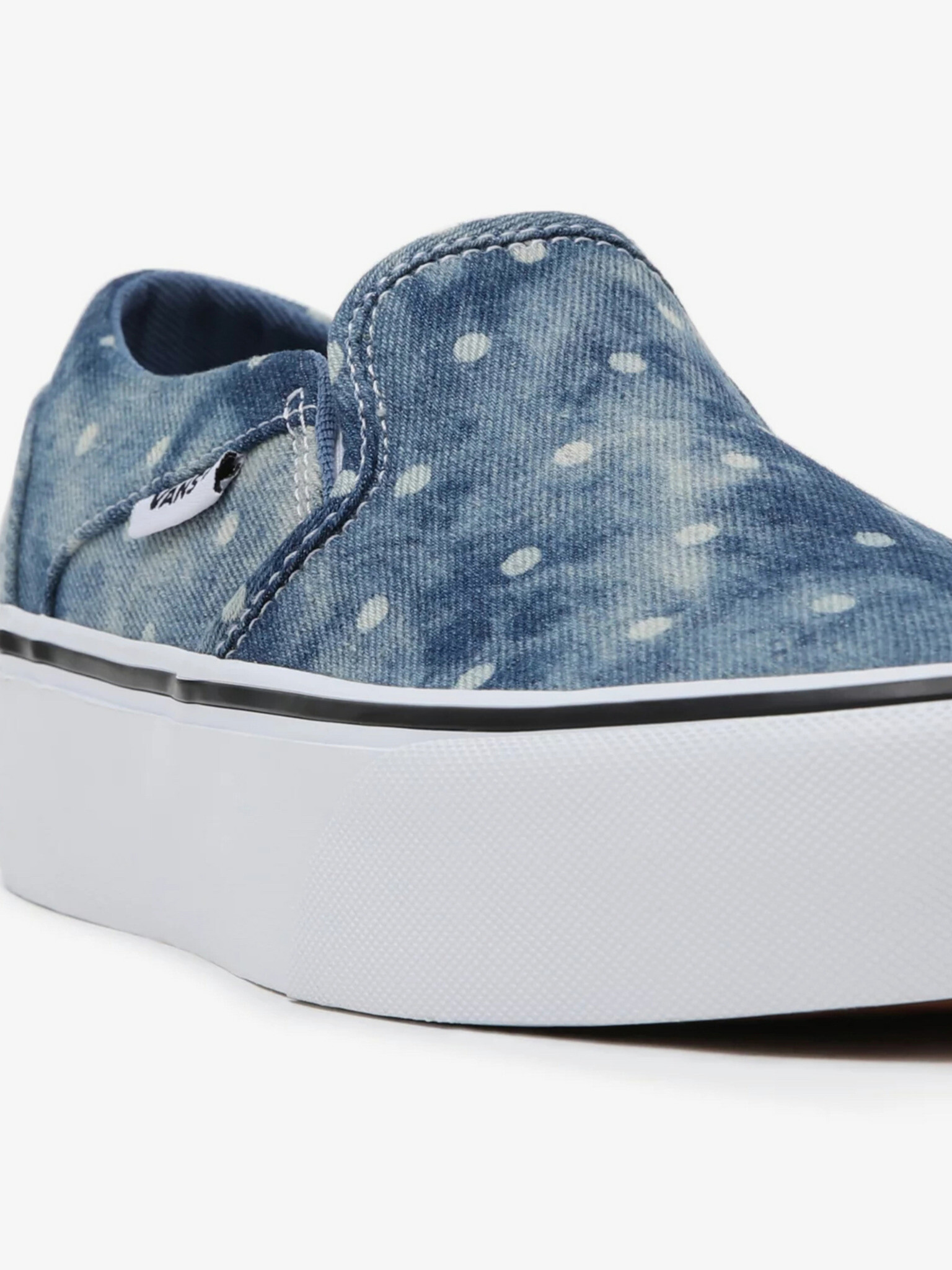 Vans Asher Platform Slip On Modrá - Pepit.cz