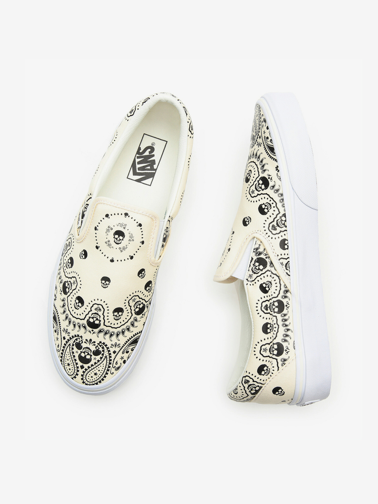 Vans Bandana Classic Slip On Bílá - Pepit.cz