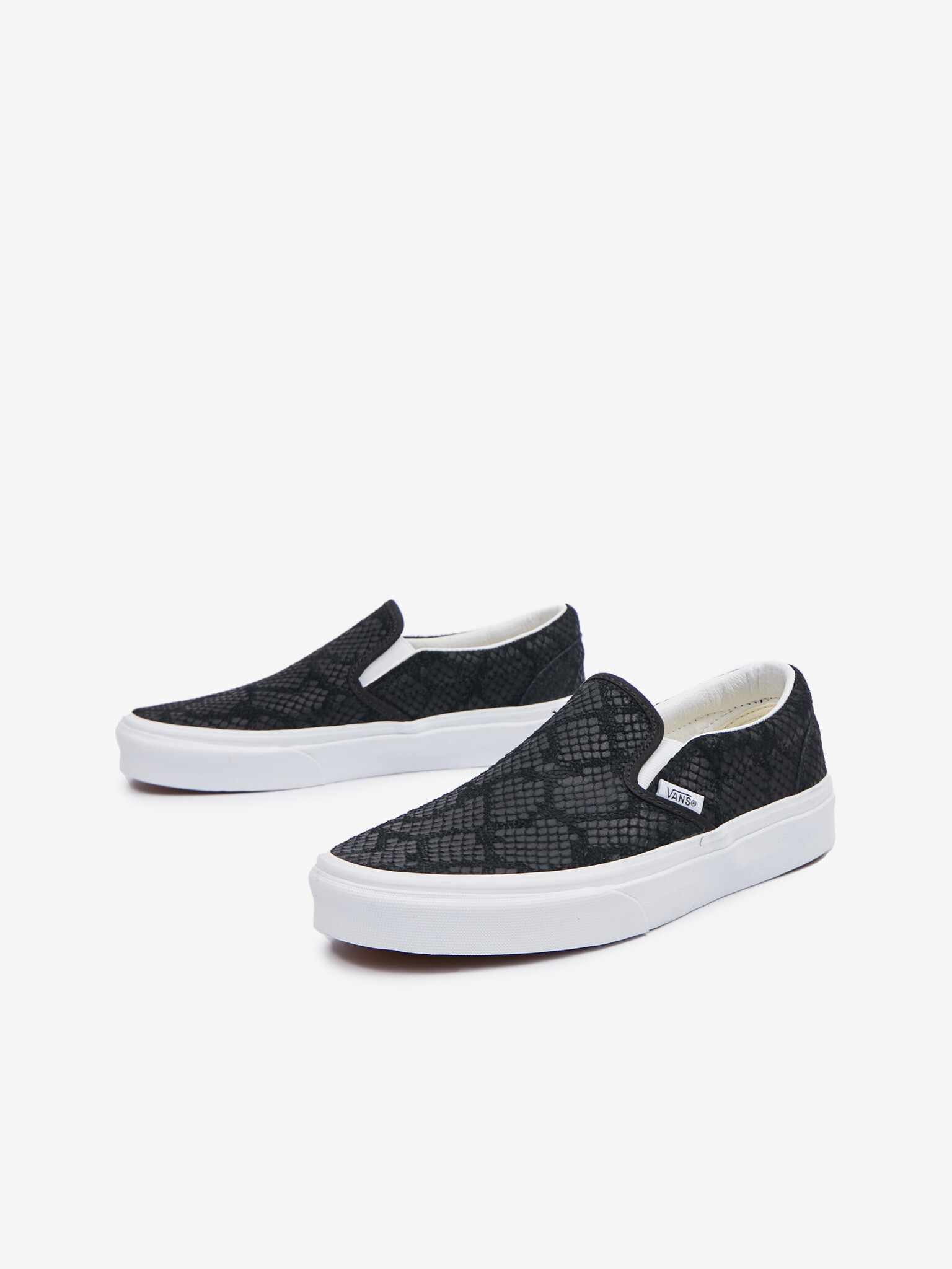 Vans Classic Animal Emboss Slip On Černá - Pepit.cz