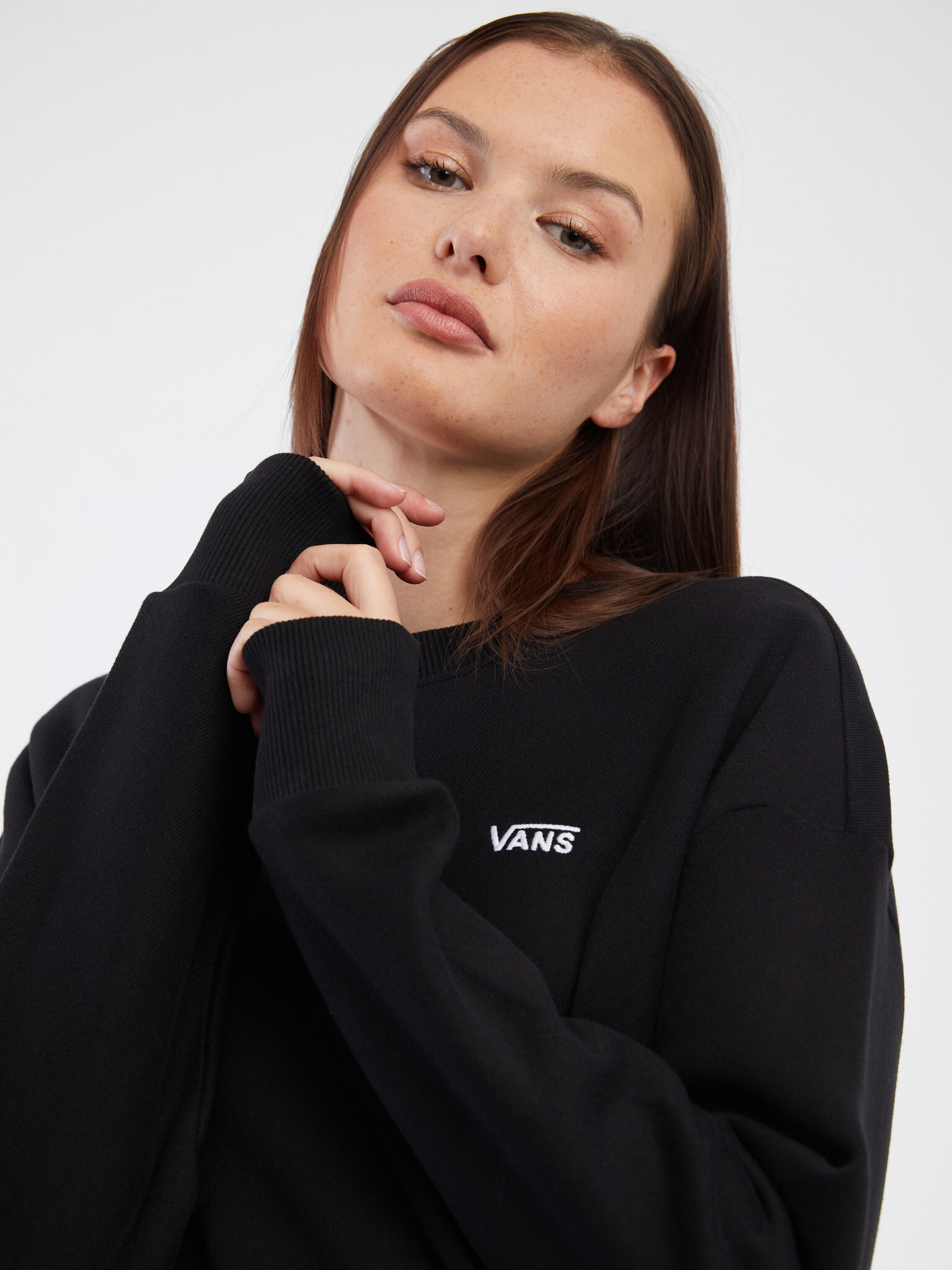 Vans Comfycush Essential Crew Mikina Černá - Pepit.cz