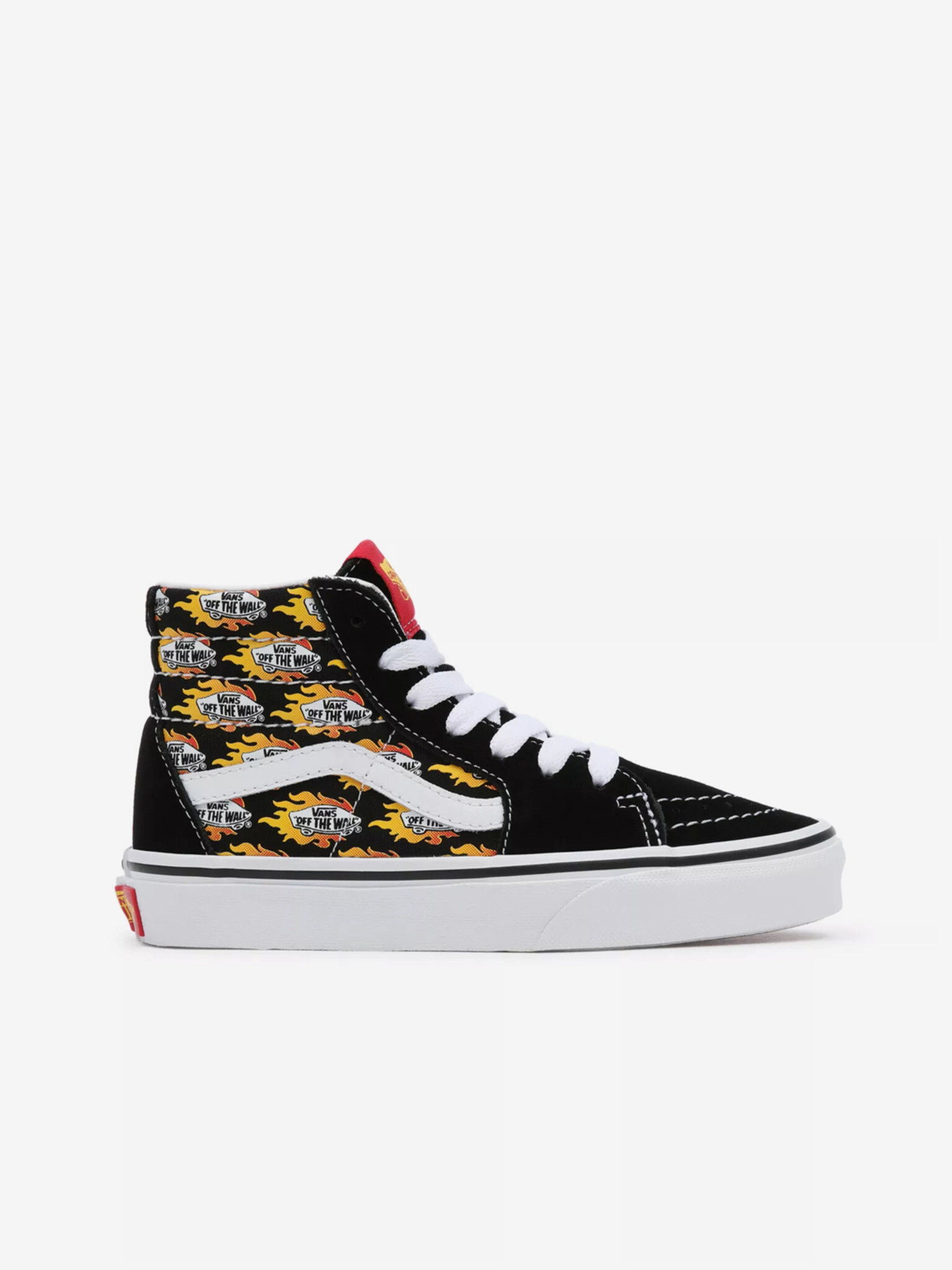 Vans Flame Logo Repeat Sk8-Hi Tenisky dětské Černá - Pepit.cz