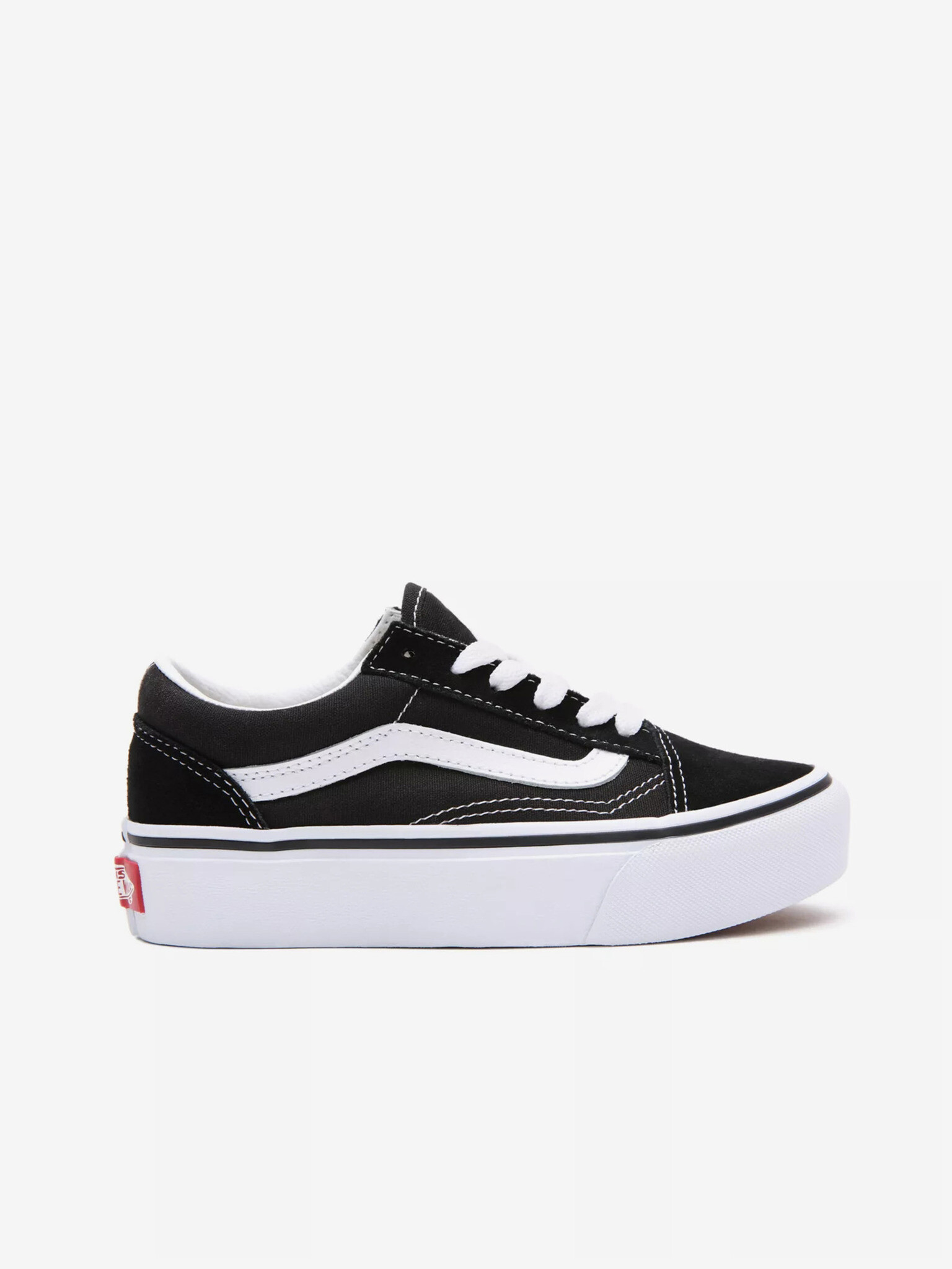 Vans Old Skool Platfor Kotníková obuv dětská Černá - Pepit.cz