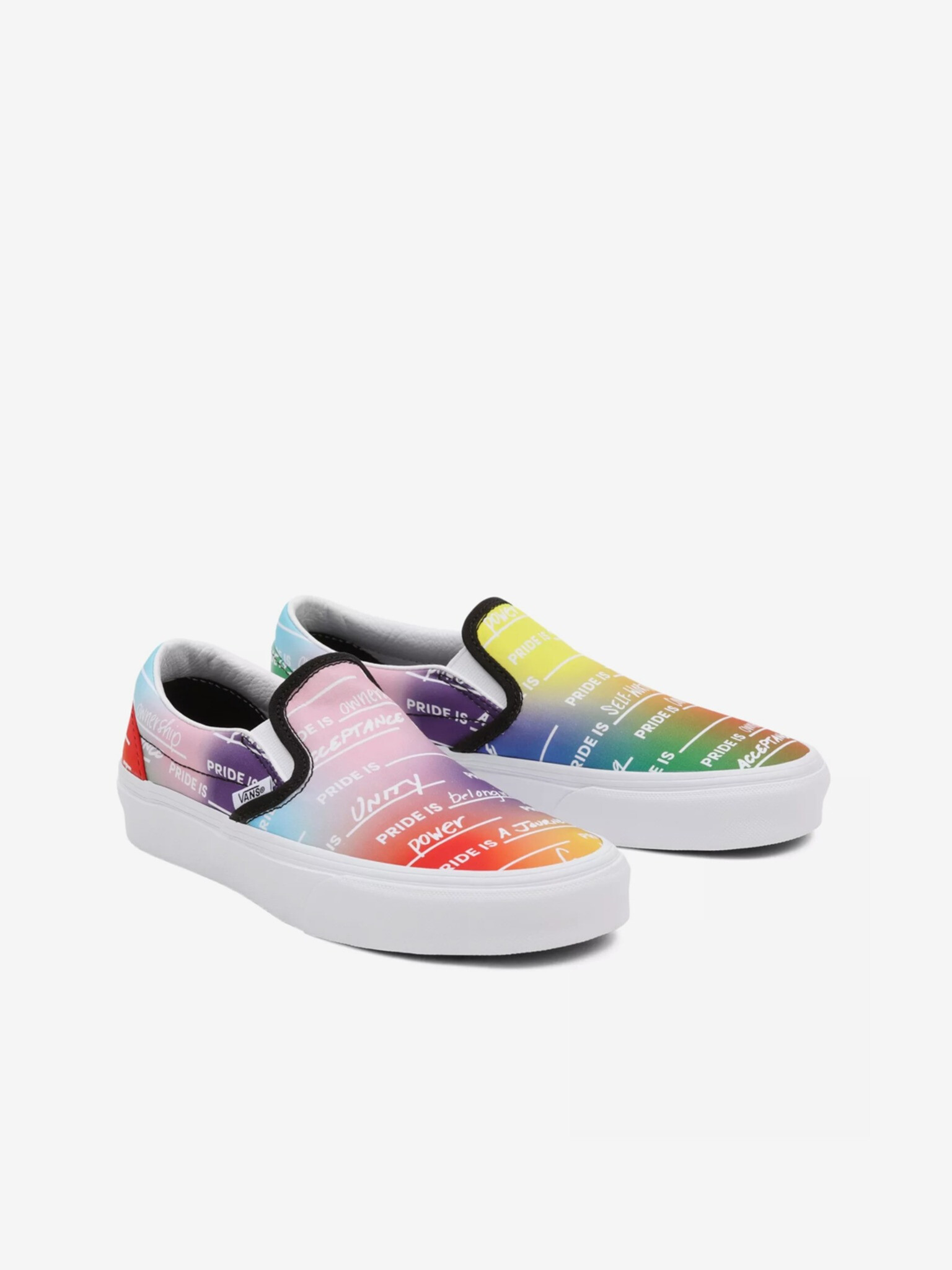 Vans Rainbow Slip On Růžová - Pepit.cz